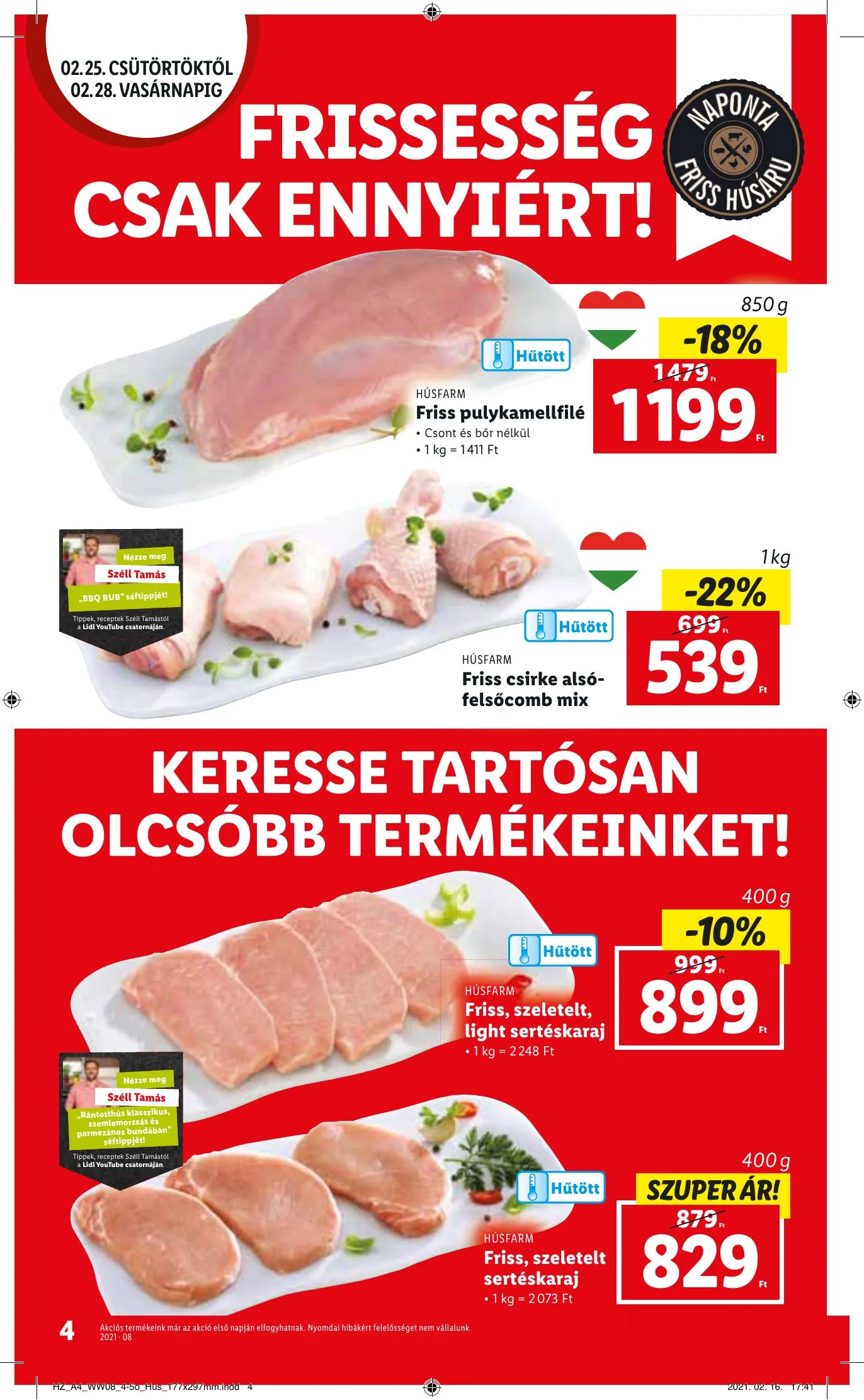 Lidl akciós újság 02.25–03.03 – 4. oldal