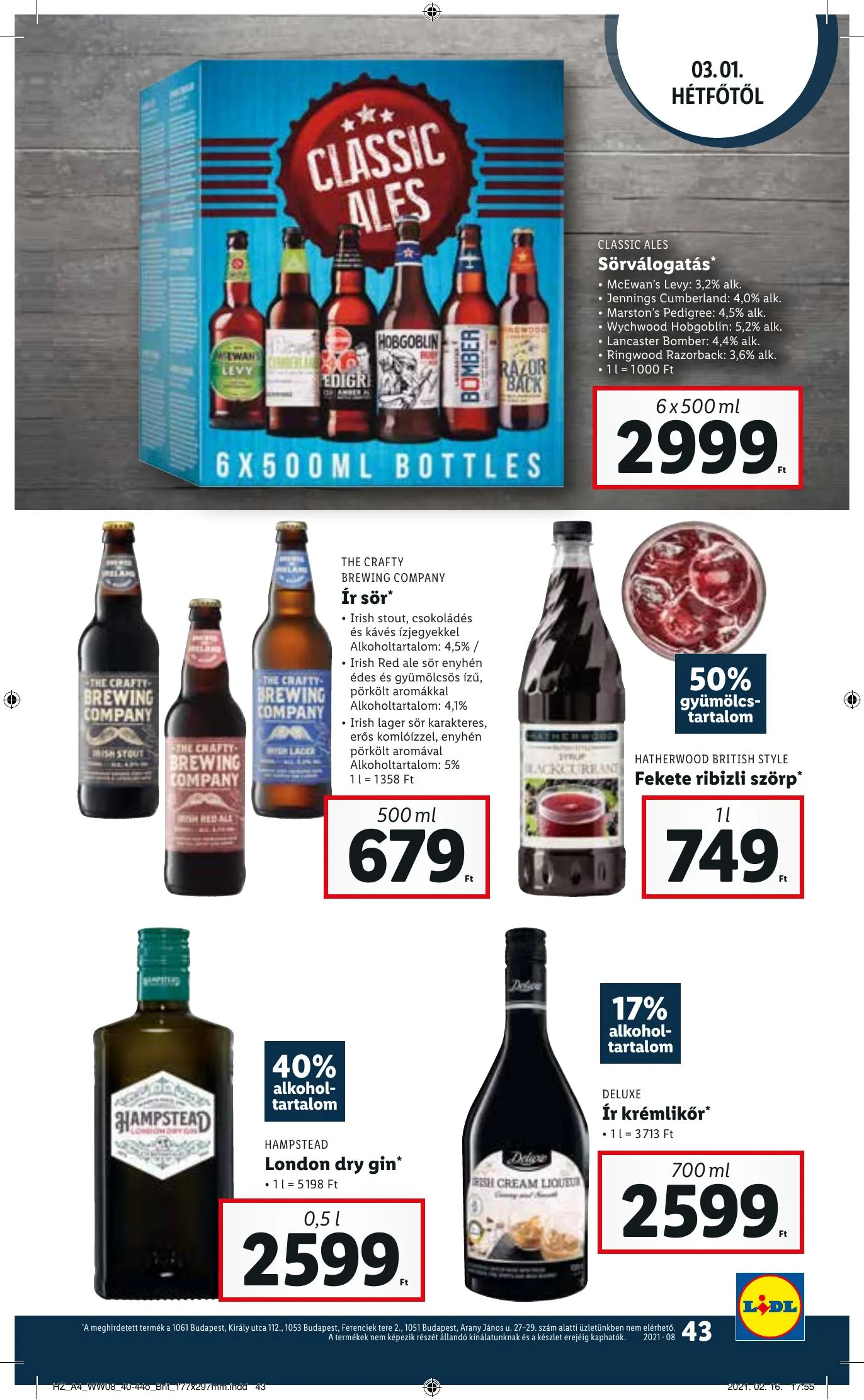 Lidl akciós újság 02.25–03.03 – 43. oldal