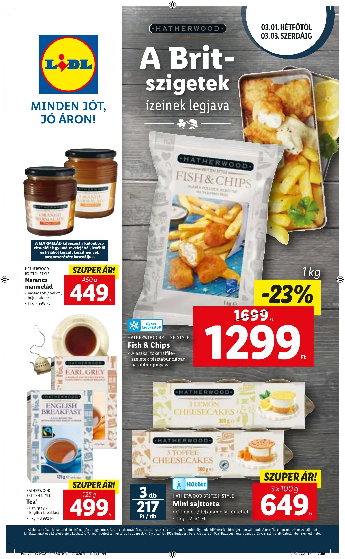 Lidl akciós újság 02.25–03.03 – 44. oldal