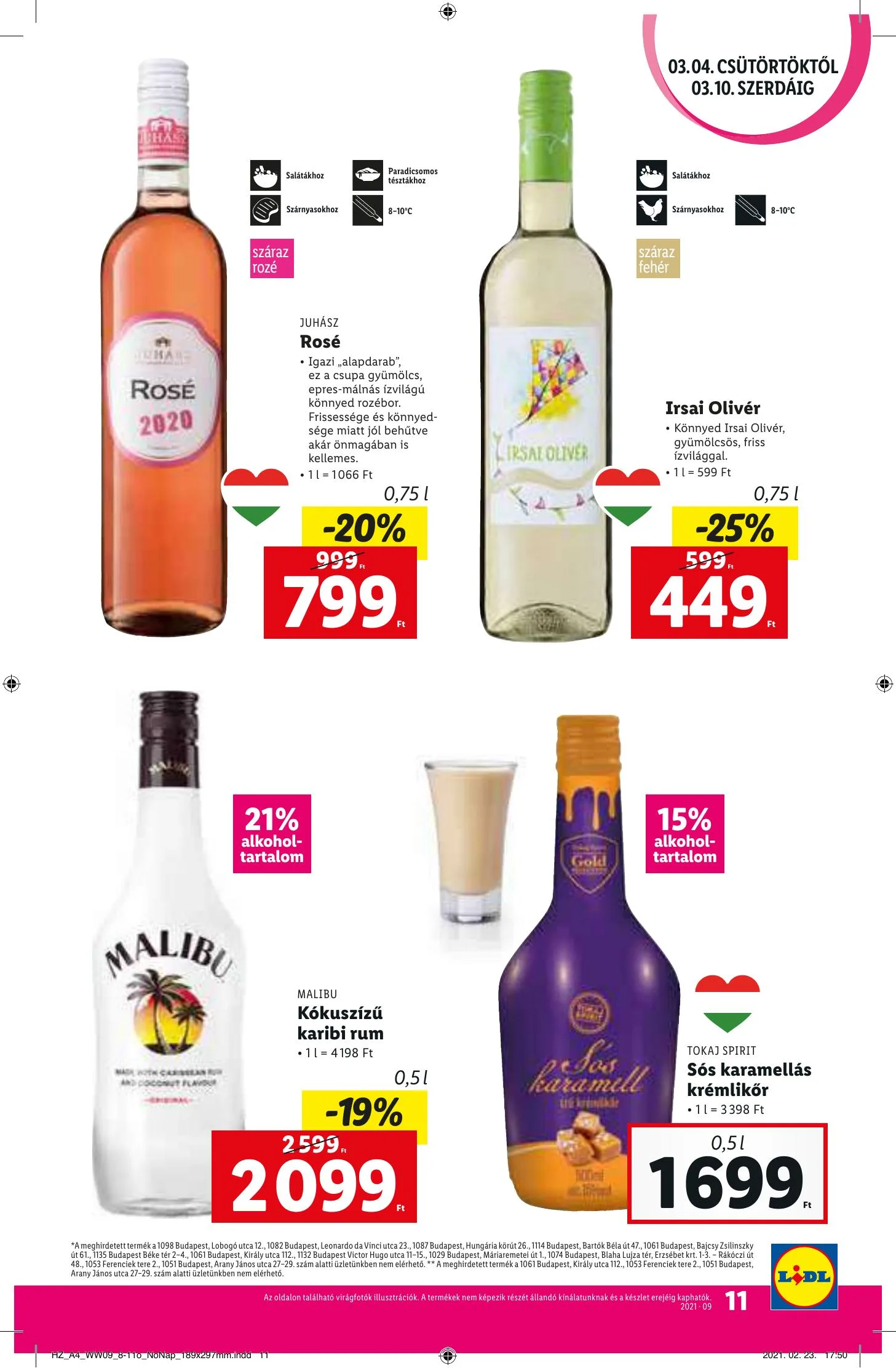 Lidl akciós újság 03.04–03.10 – 11. oldal