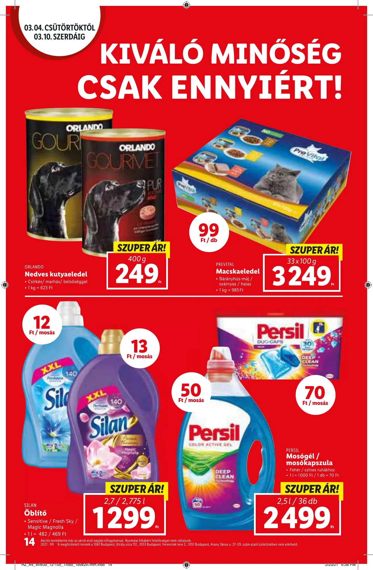 Lidl akciós újság 03.04–03.10 – 14. oldal