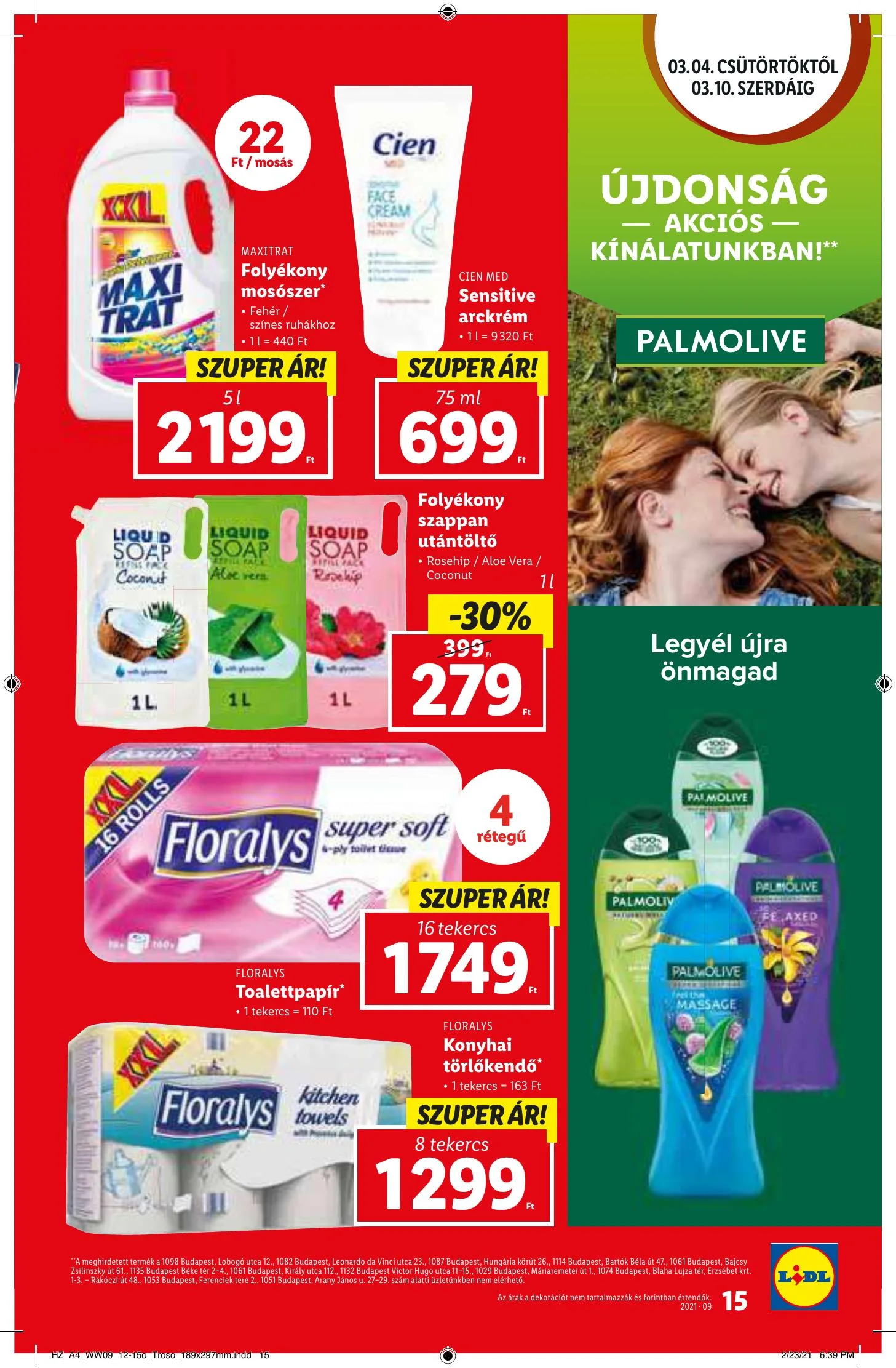 Lidl akciós újság 03.04–03.10 – 15. oldal