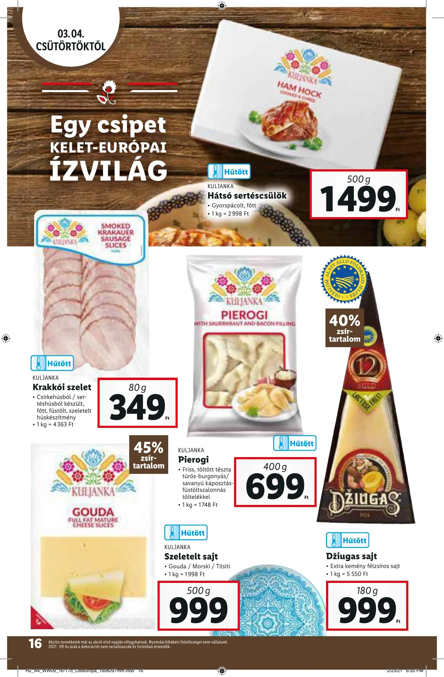 Lidl akciós újság 03.04–03.10 – 16. oldal
