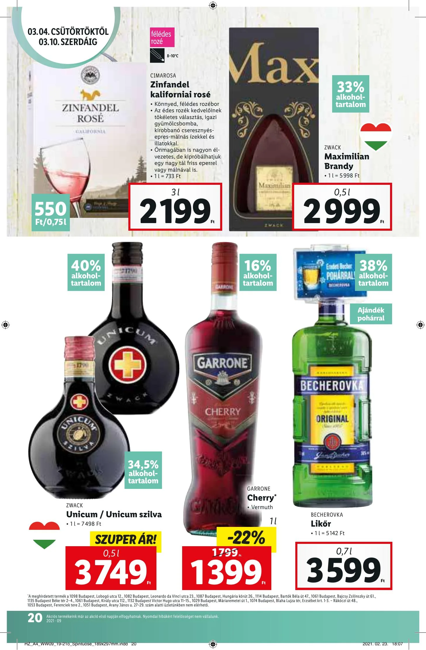 Lidl akciós újság 03.04–03.10 – 20. oldal