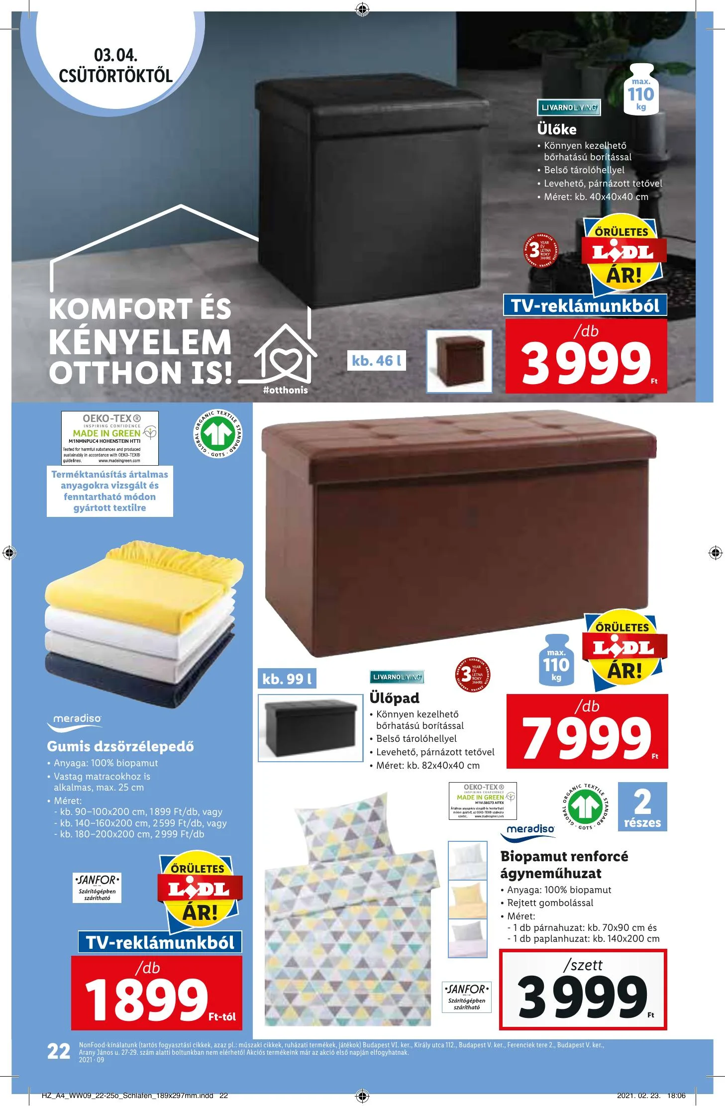 Lidl akciós újság 03.04–03.10 – 22. oldal