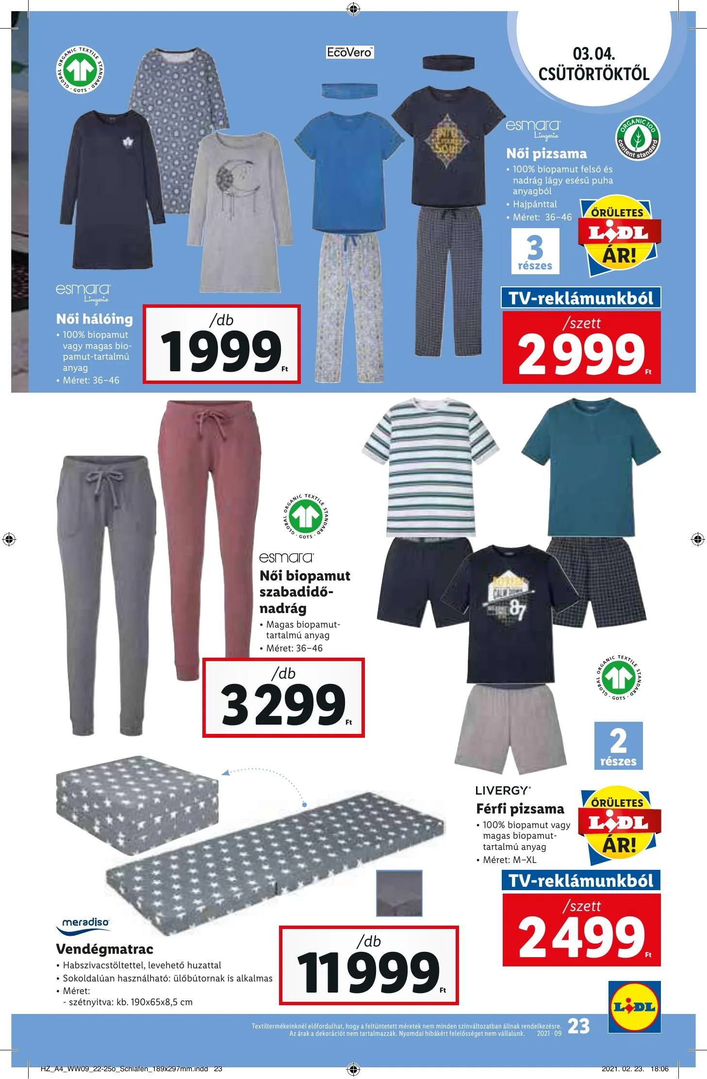 Lidl akciós újság 03.04–03.10 – 23. oldal