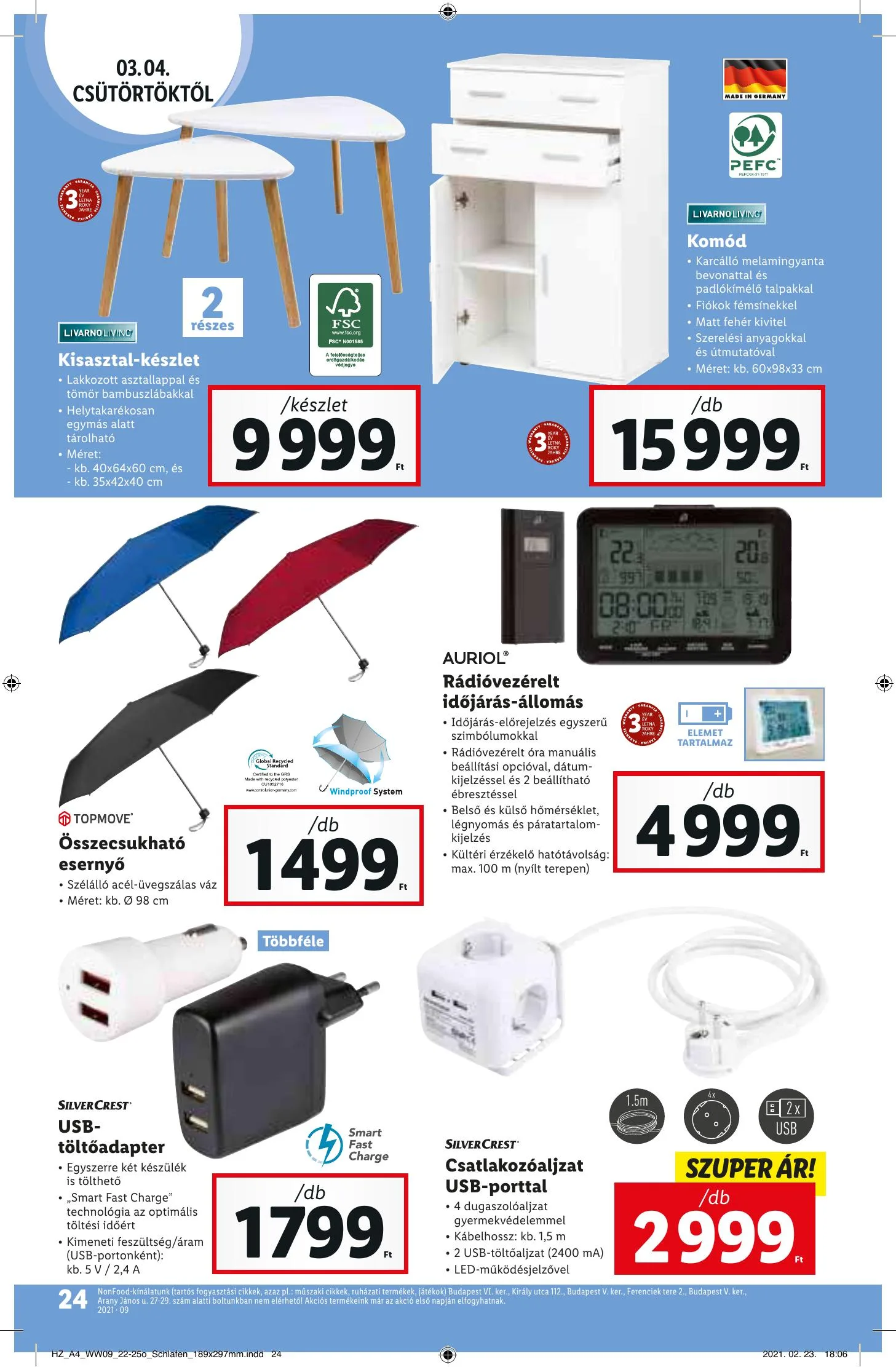 Lidl akciós újság 03.04–03.10 – 24. oldal