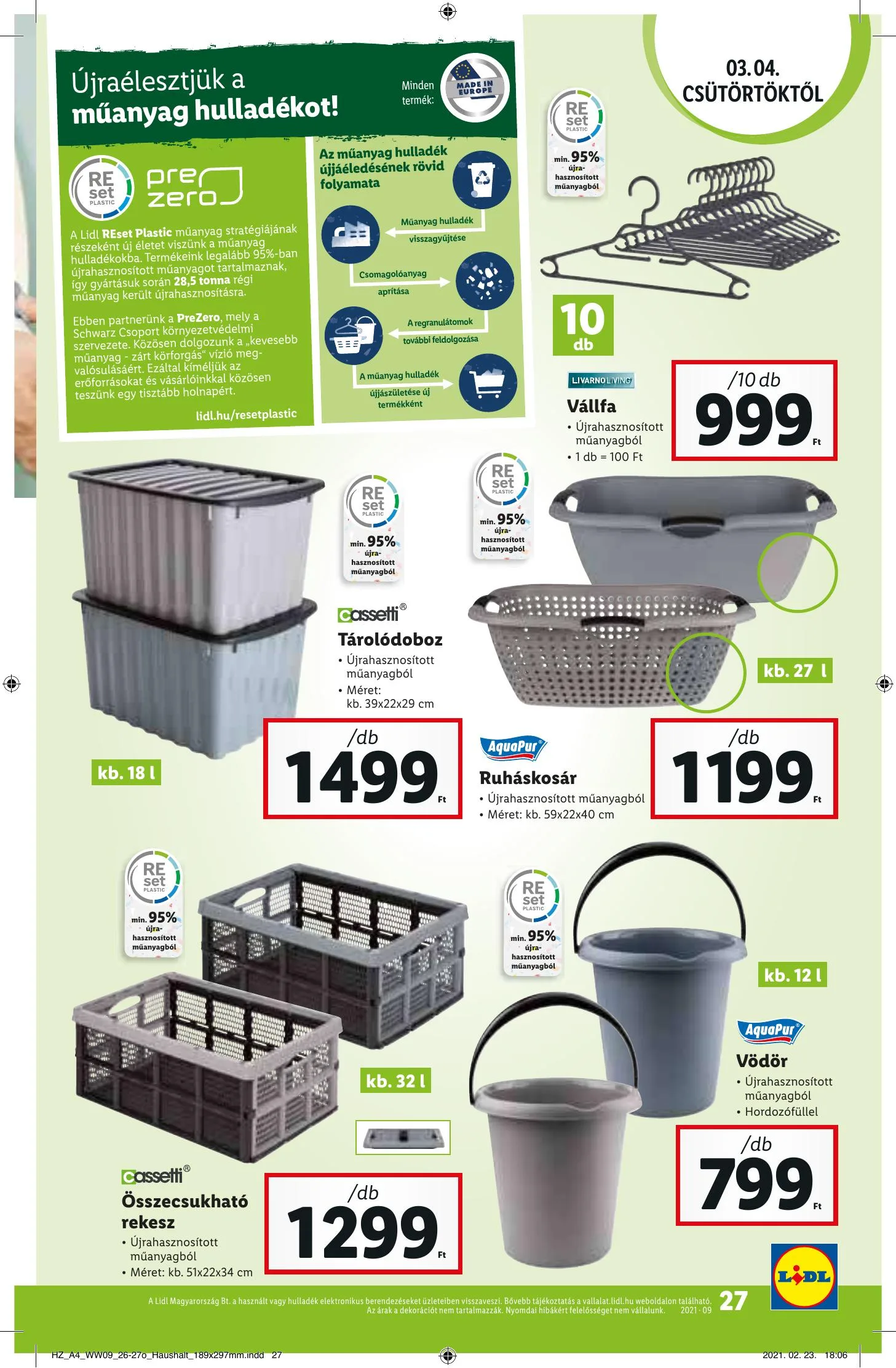 Lidl akciós újság 03.04–03.10 – 27. oldal