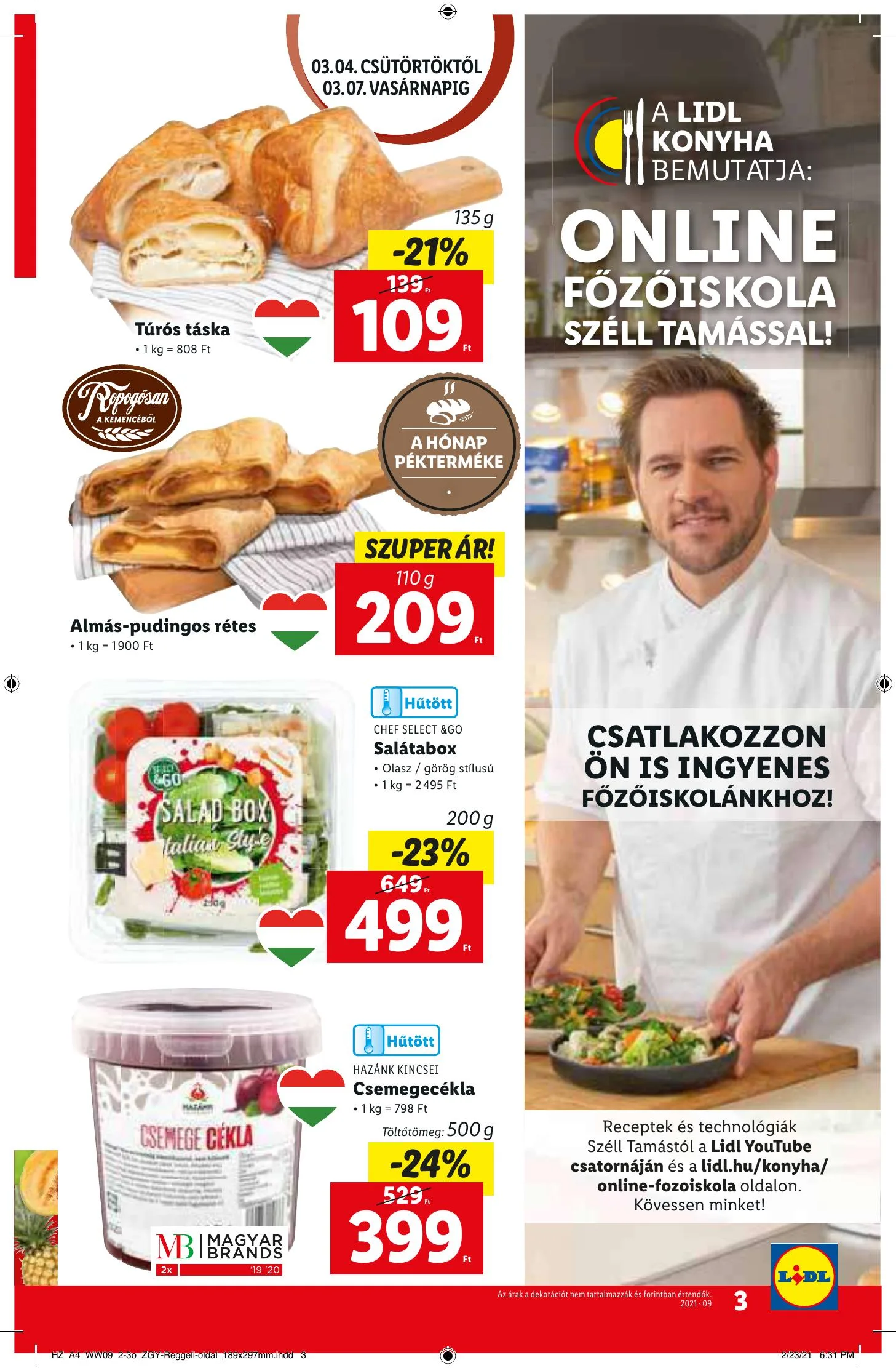 Lidl akciós újság 03.04–03.10 – 3. oldal