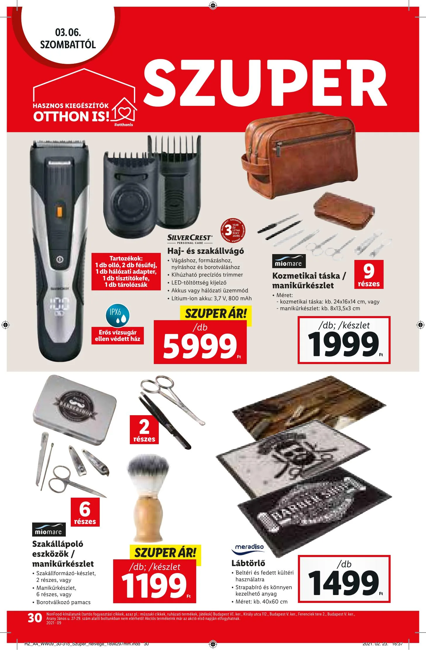 Lidl akciós újság 03.04–03.10 – 30. oldal