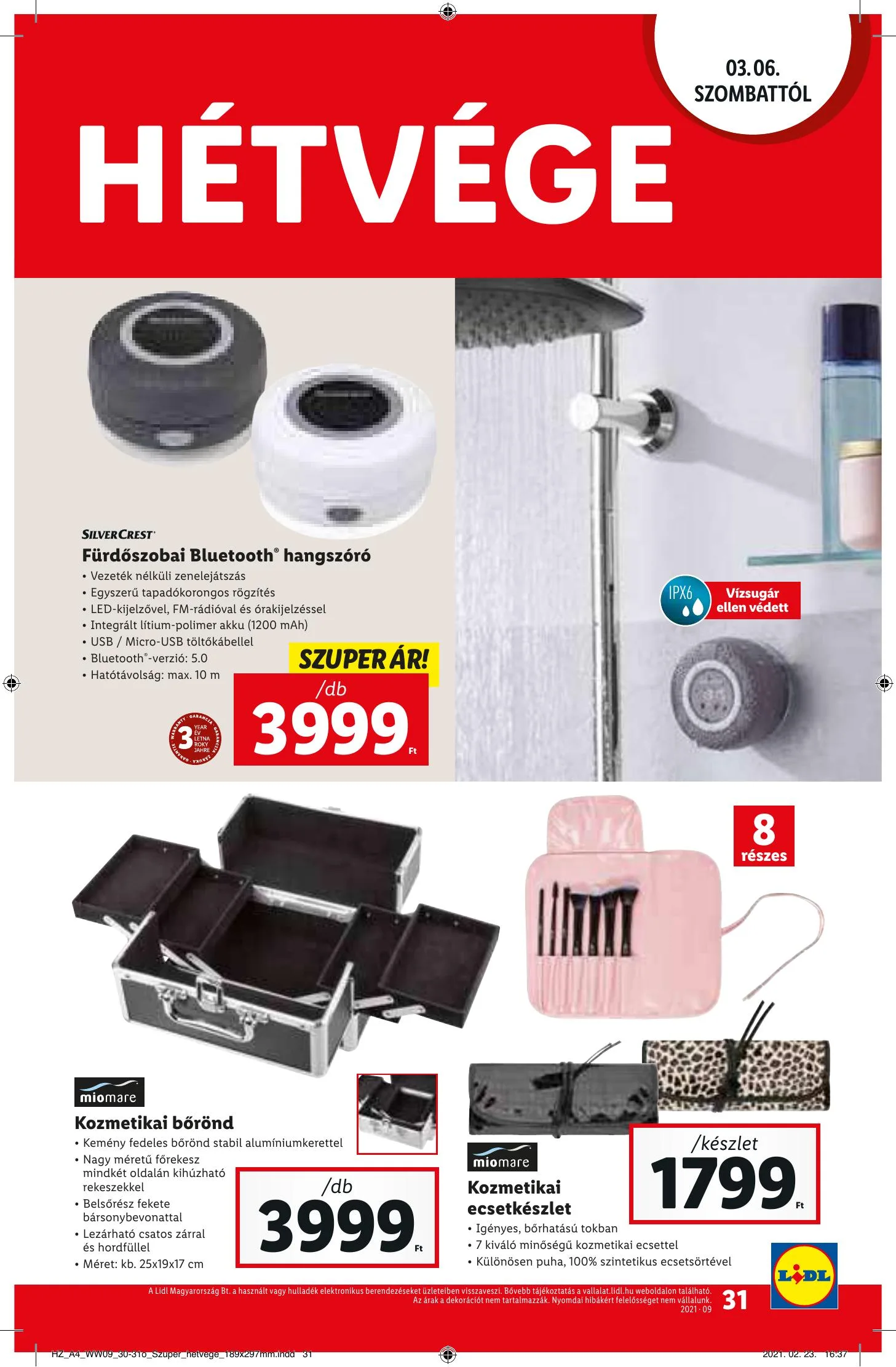 Lidl akciós újság 03.04–03.10 – 31. oldal