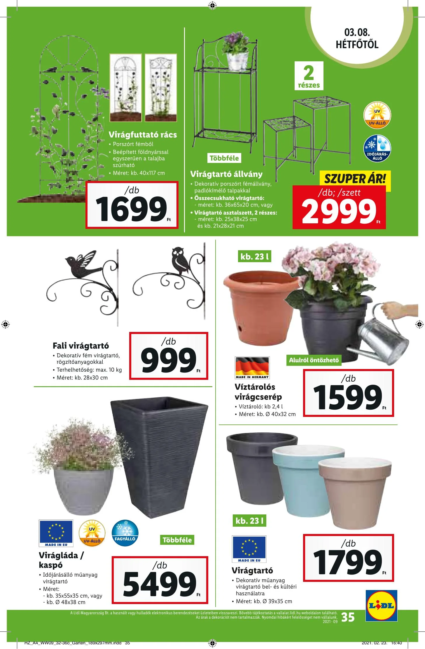 Lidl akciós újság 03.04–03.10 – 35. oldal