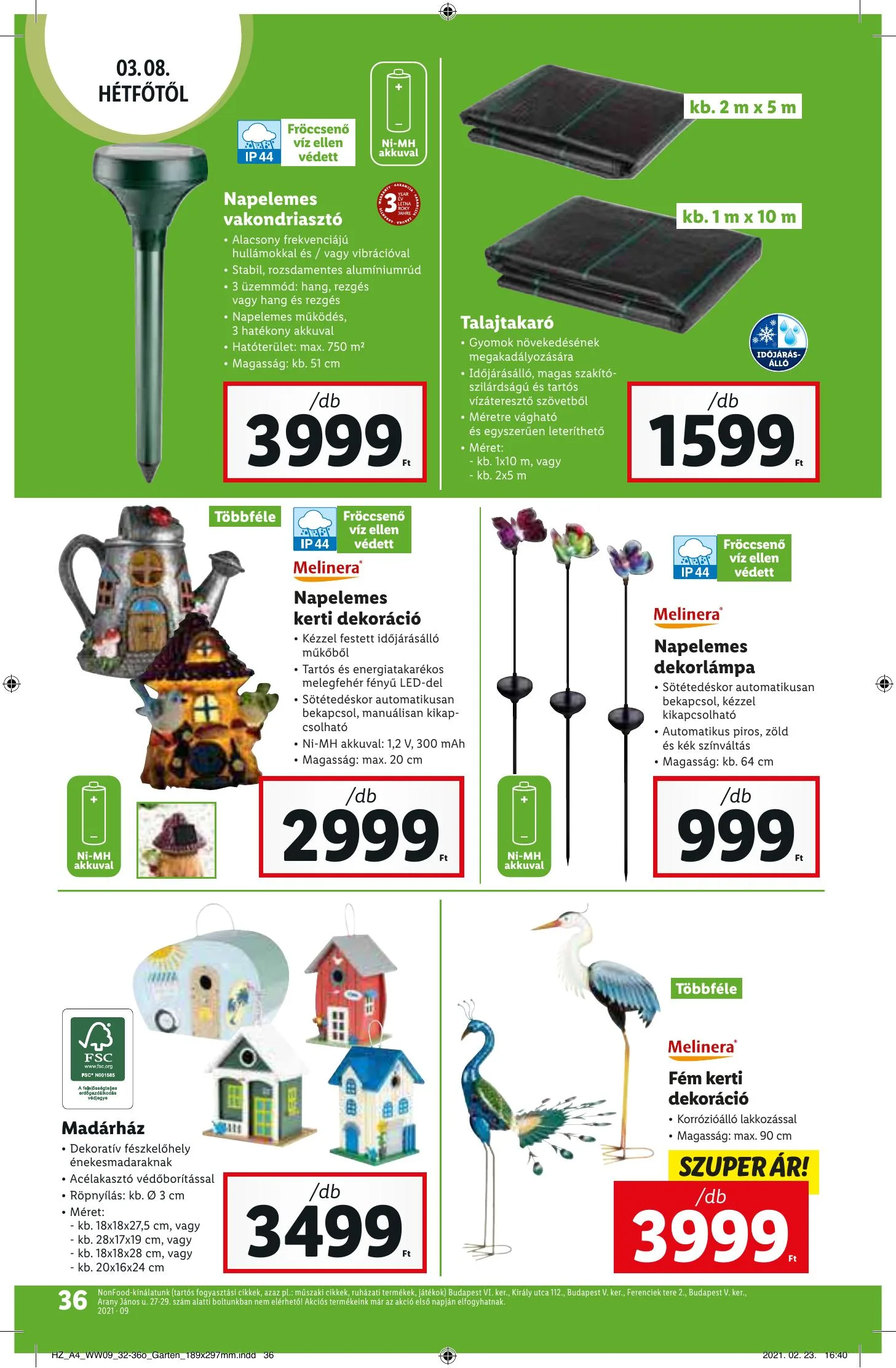 Lidl akciós újság 03.04–03.10 – 36. oldal