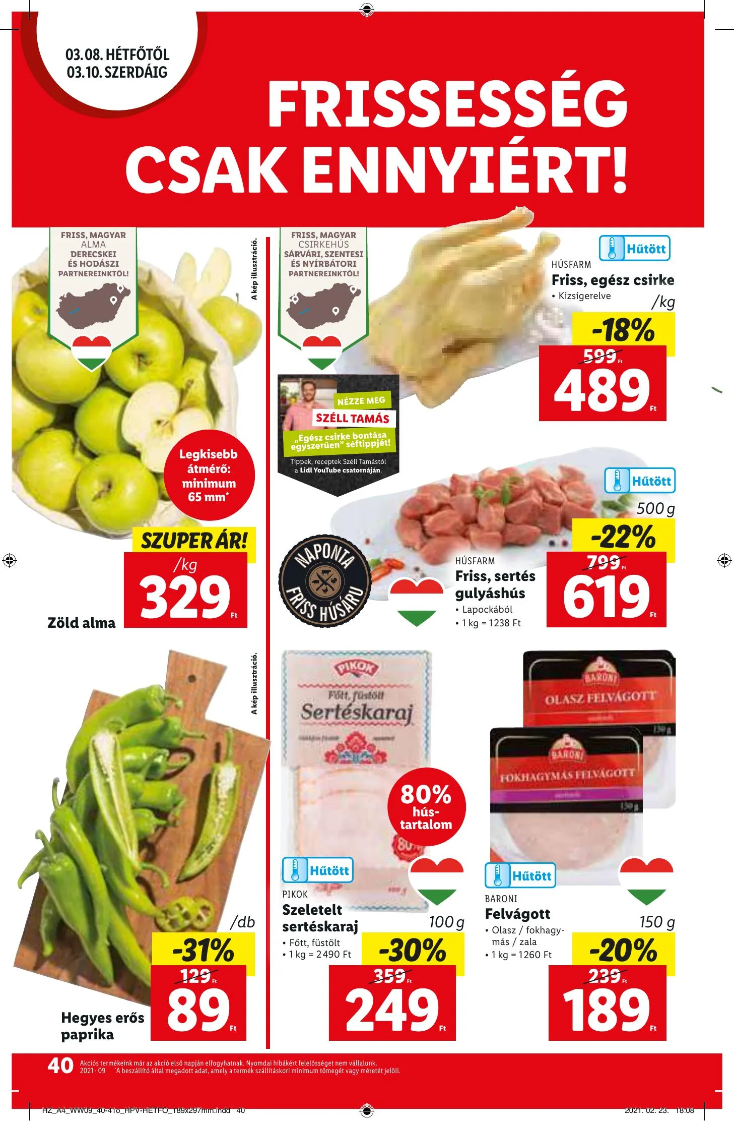 Lidl akciós újság 03.04–03.10 – 40. oldal