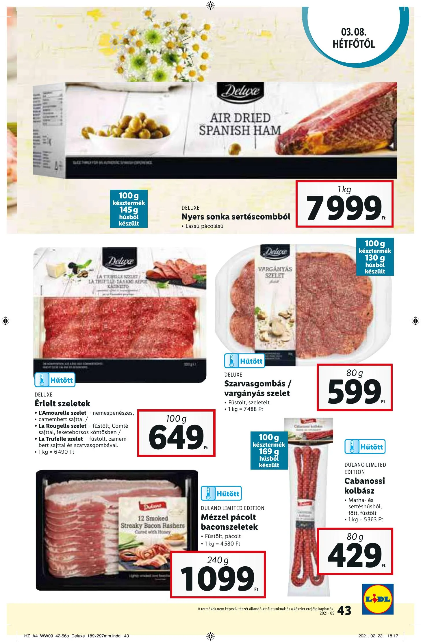 Lidl akciós újság 03.04–03.10 – 43. oldal