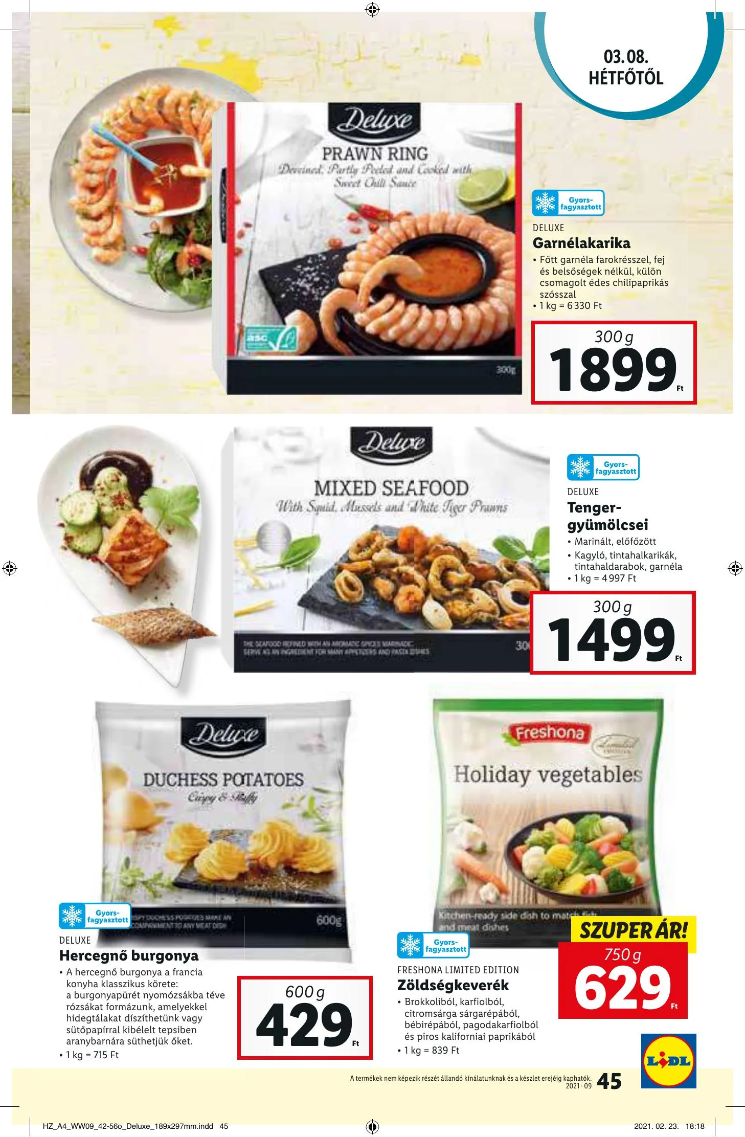 Lidl akciós újság 03.04–03.10 – 45. oldal