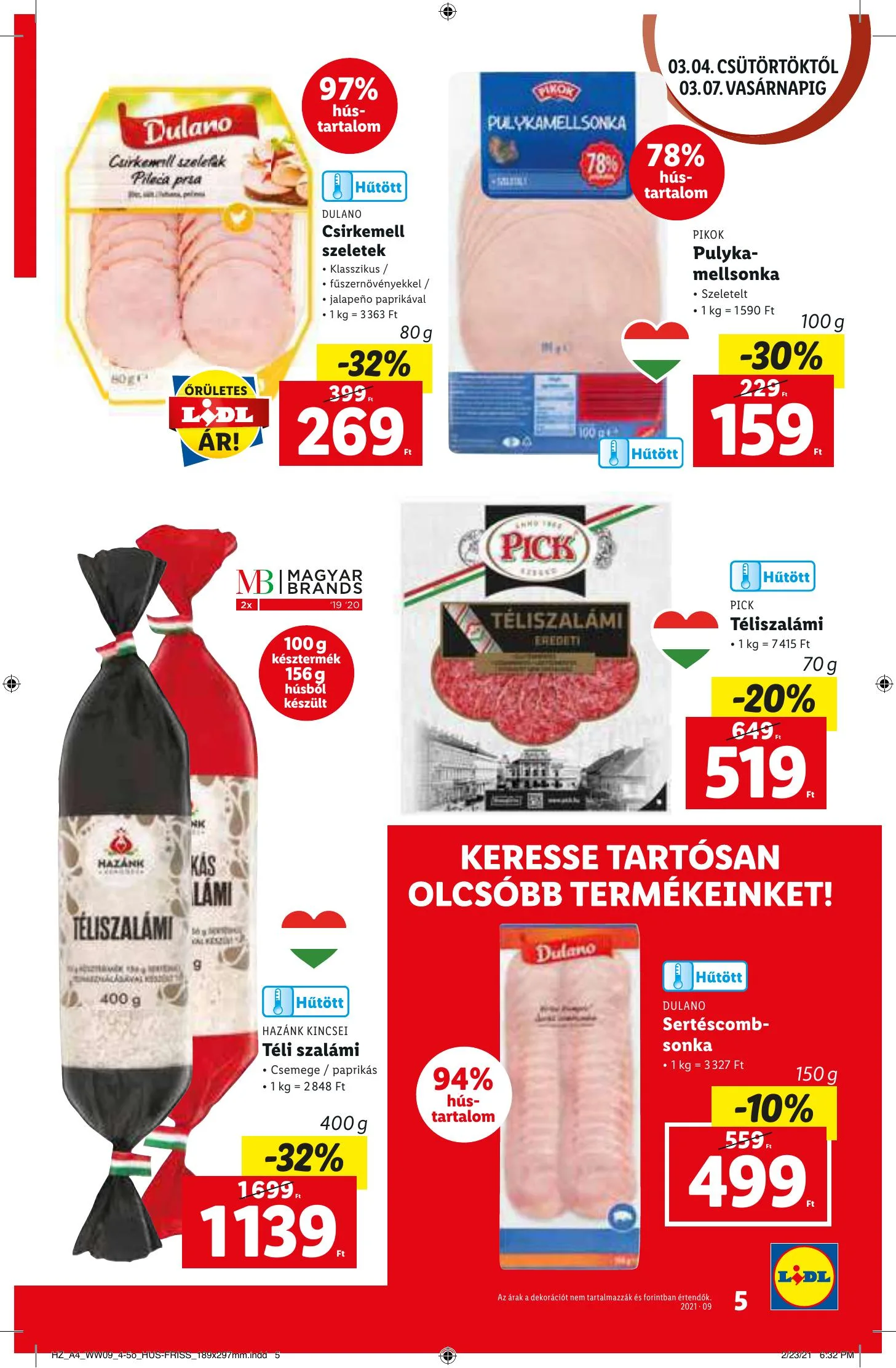 Lidl akciós újság 03.04–03.10 – 5. oldal