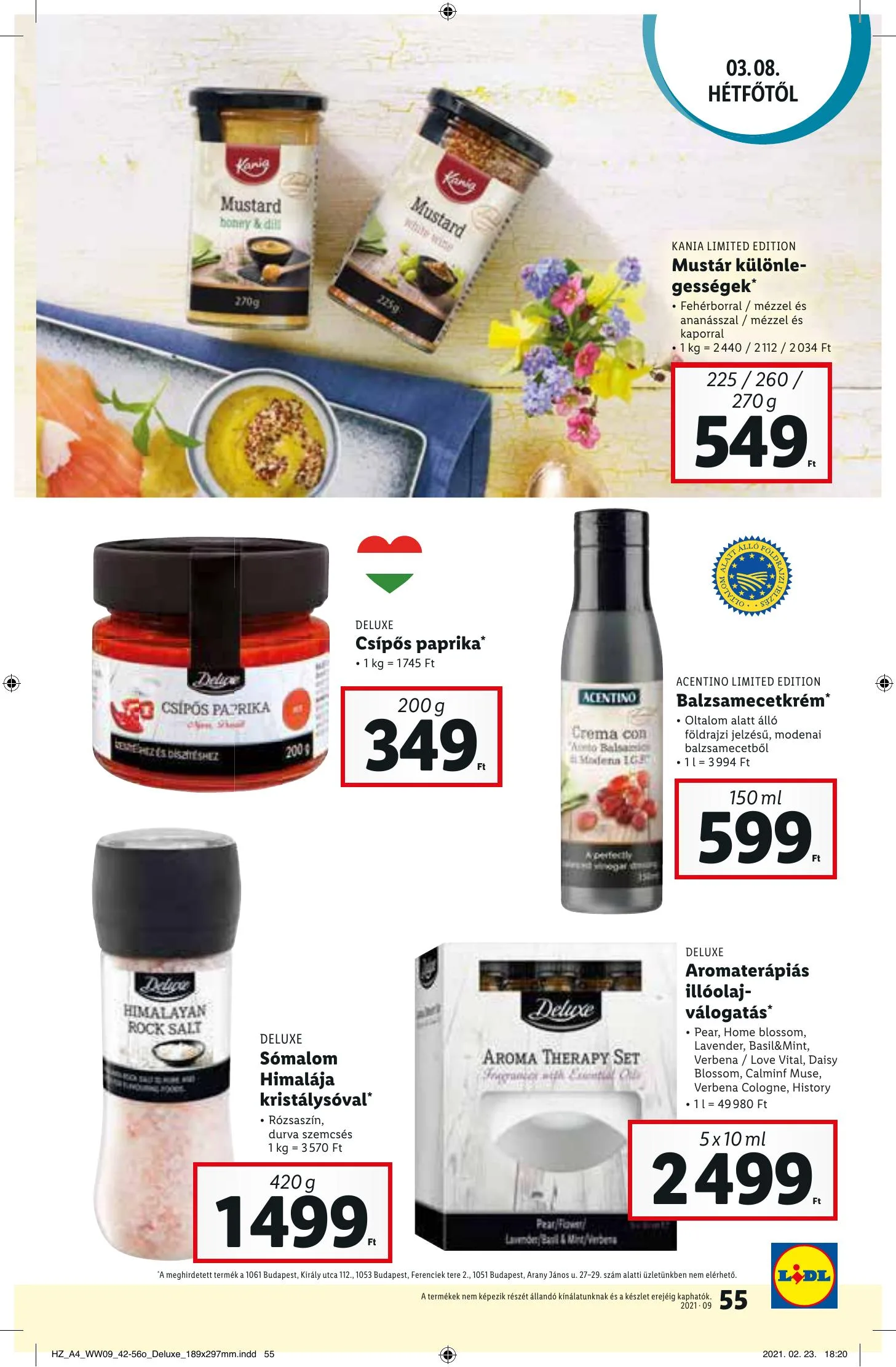 Lidl akciós újság 03.04–03.10 – 55. oldal