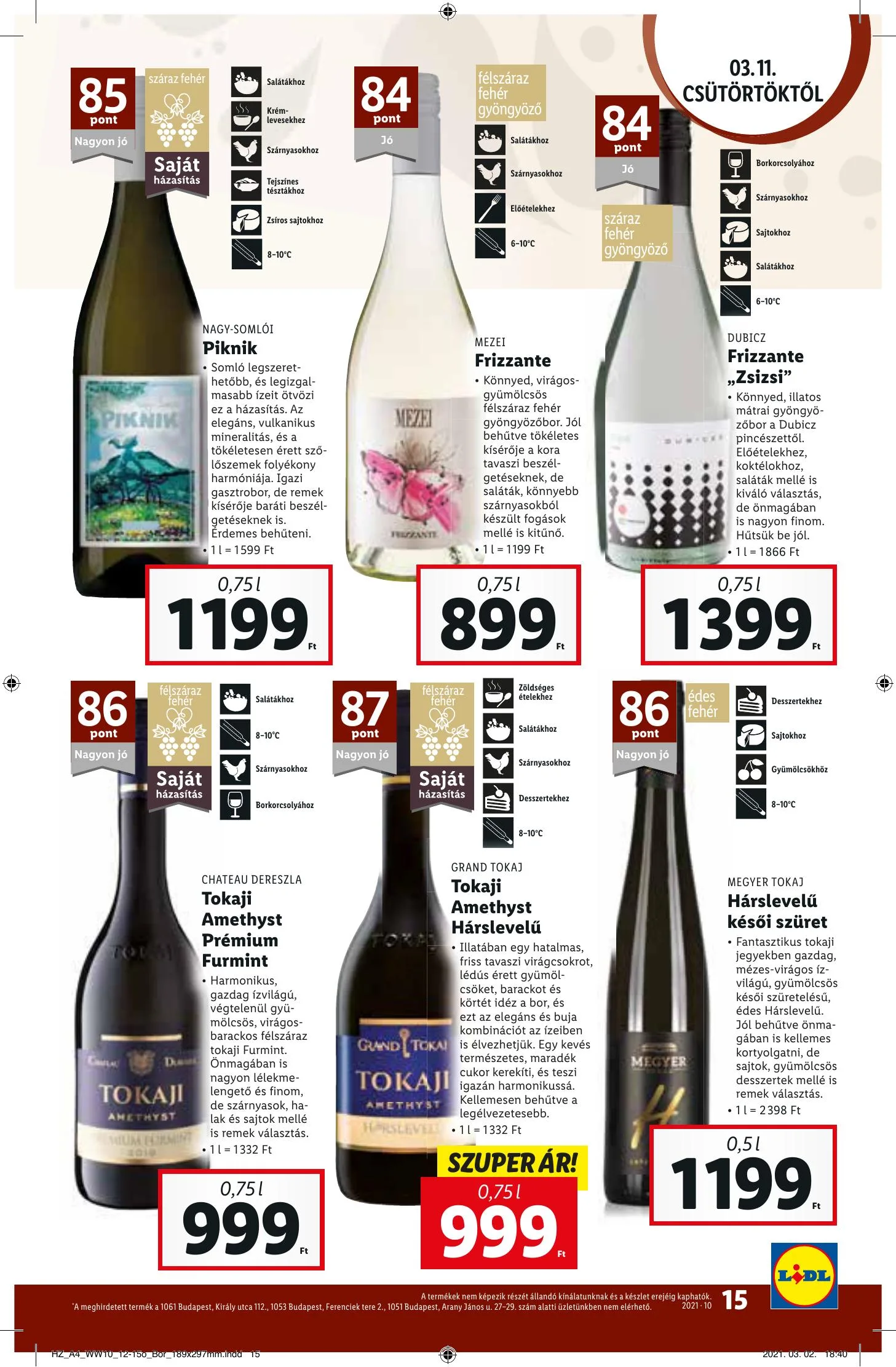 Lidl akciós újság 03.11–03.17 – 15. oldal