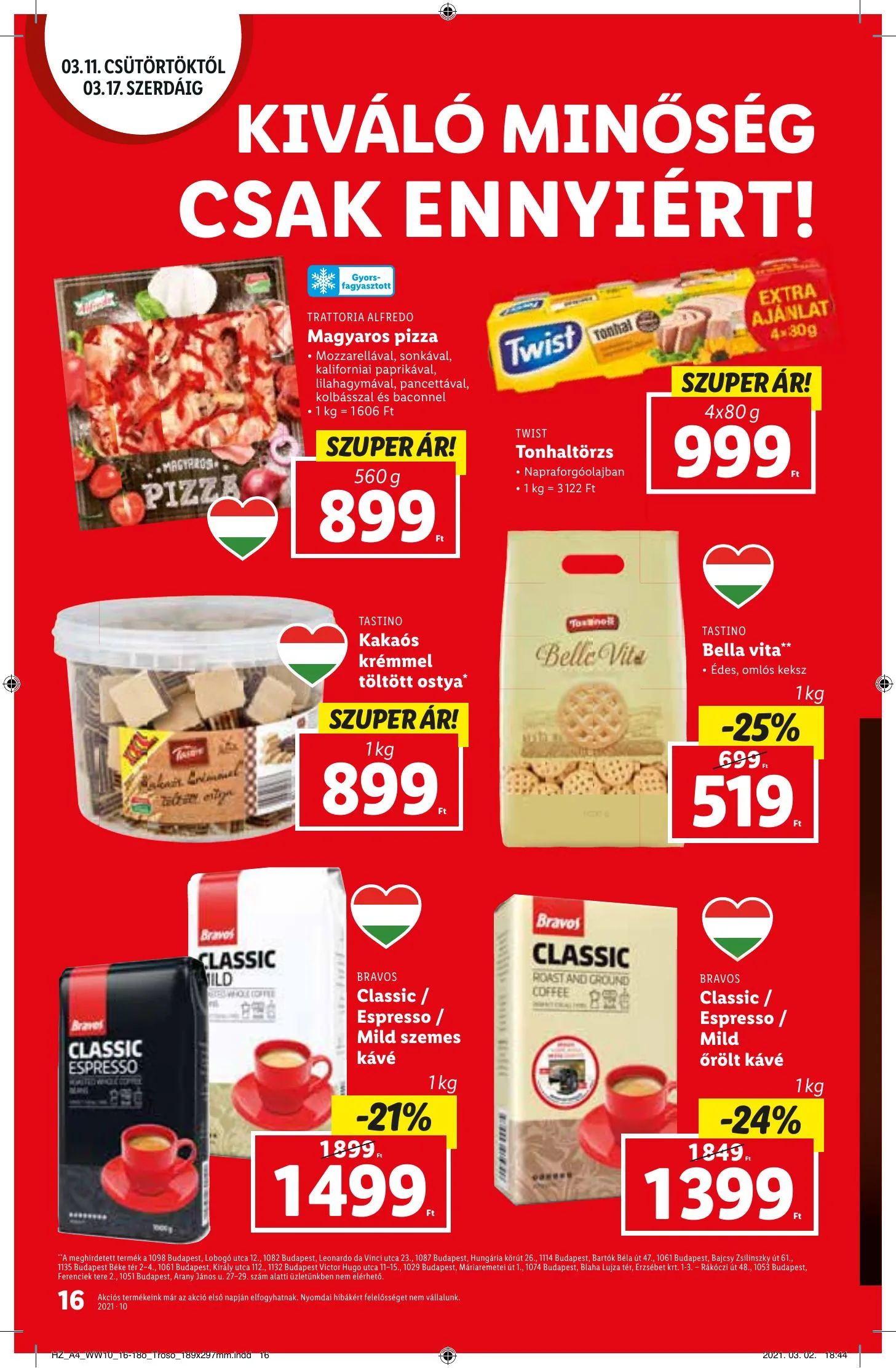 Lidl akciós újság 03.11–03.17 – 16. oldal