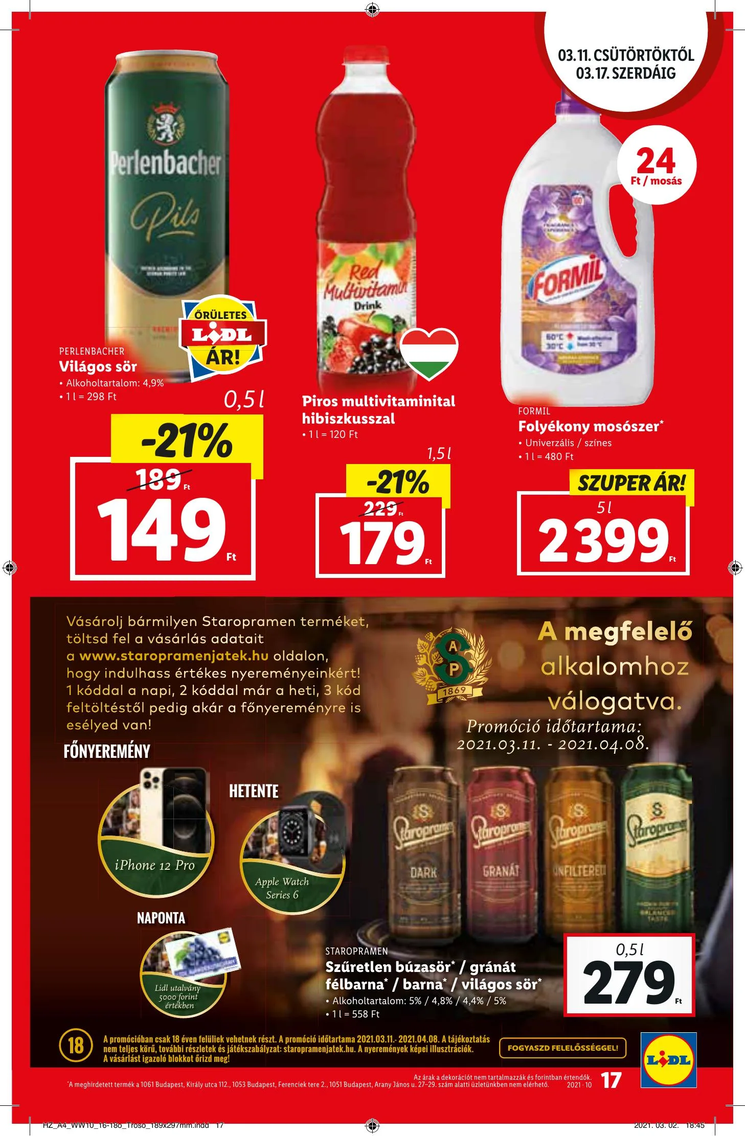 Lidl akciós újság 03.11–03.17 – 17. oldal