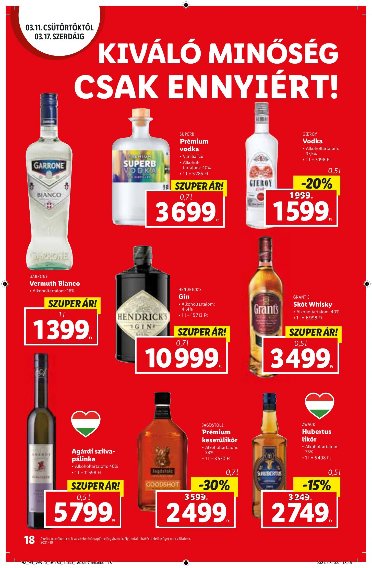 Lidl akciós újság 03.11–03.17 – 18. oldal
