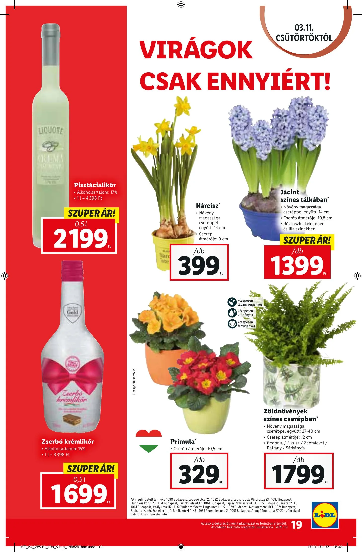 Lidl akciós újság 03.11–03.17 – 19. oldal
