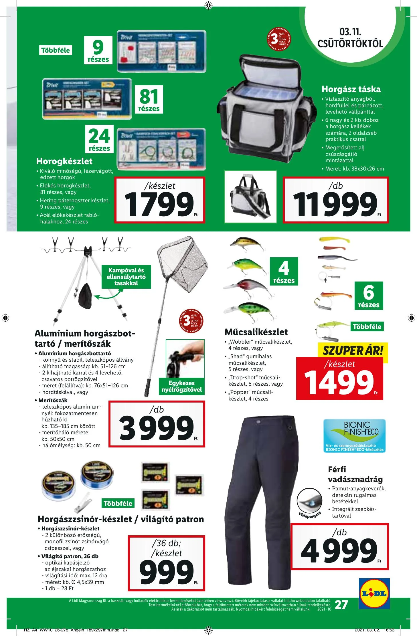 Lidl akciós újság 03.11–03.17 – 27. oldal