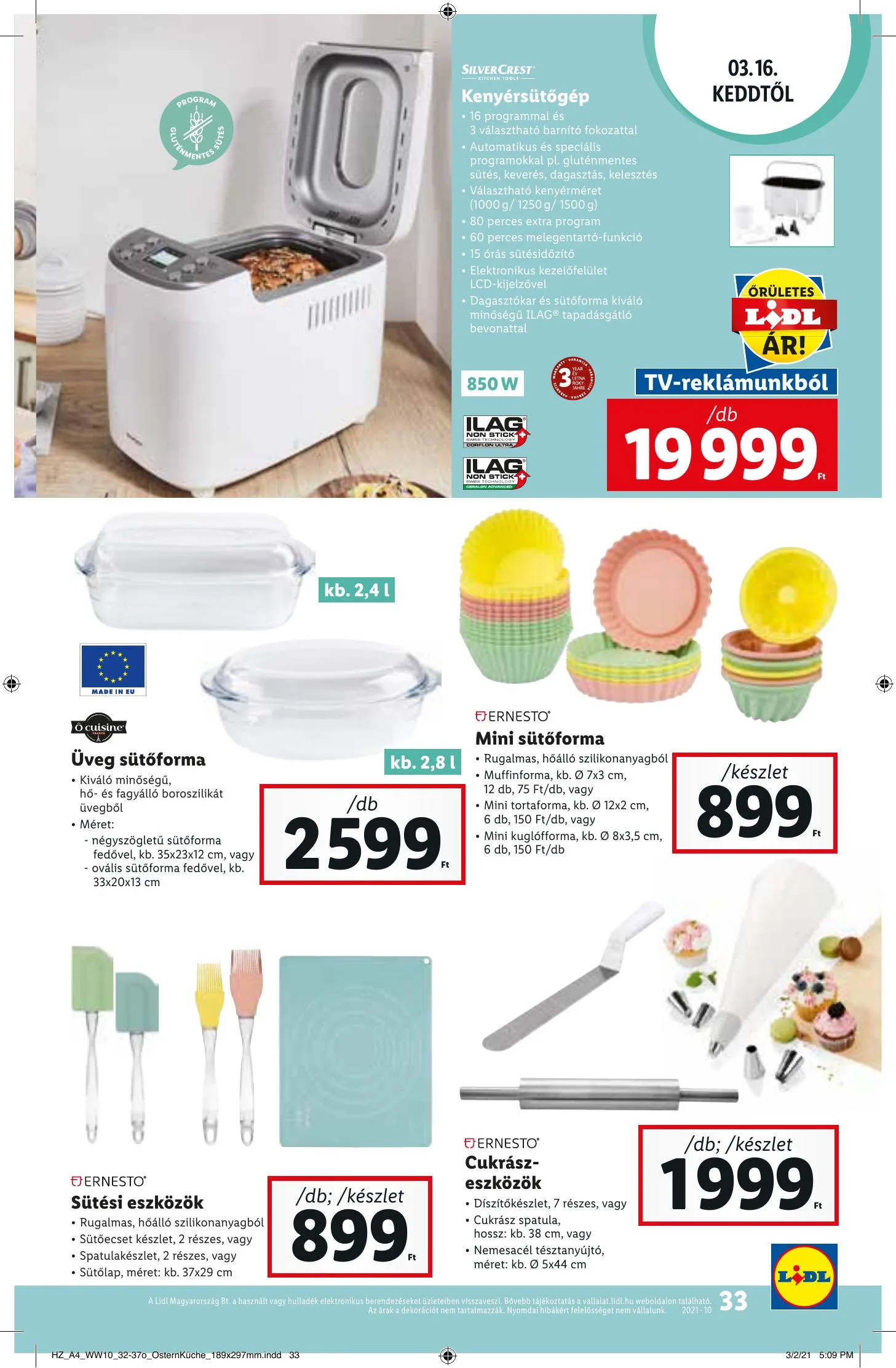 Lidl akciós újság 03.11–03.17 – 33. oldal