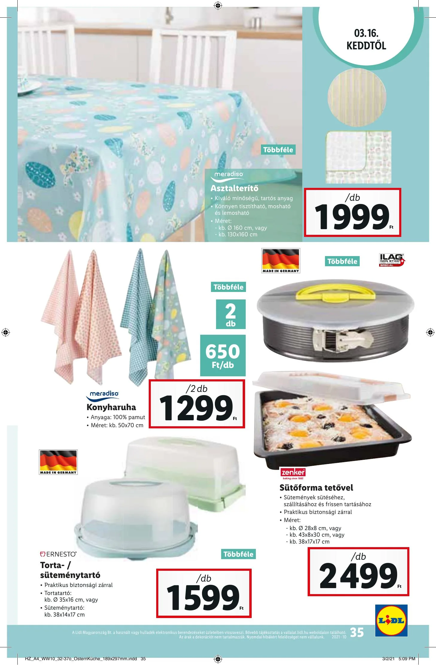 Lidl akciós újság 03.11–03.17 – 35. oldal