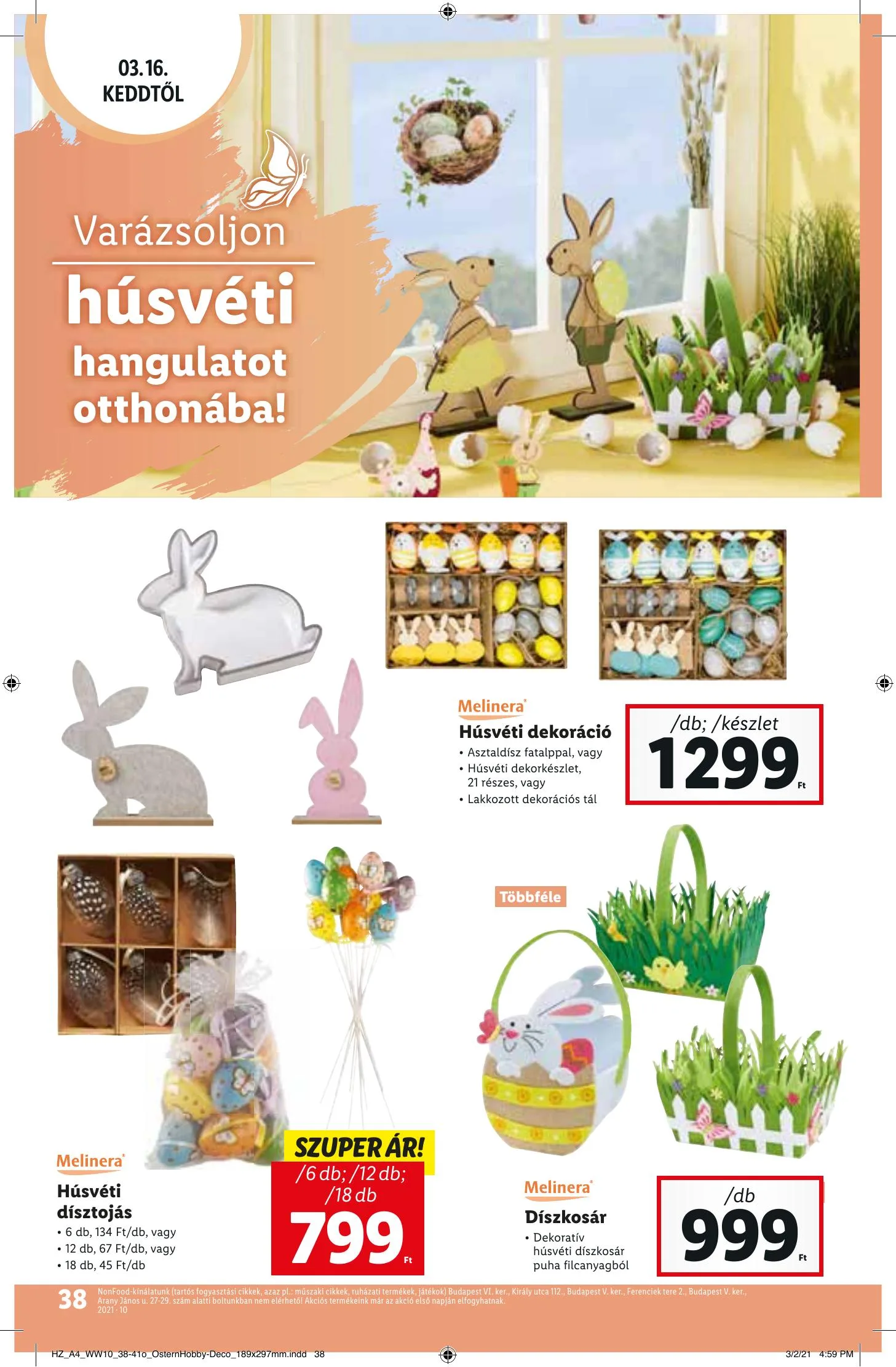 Lidl akciós újság 03.11–03.17 – 38. oldal