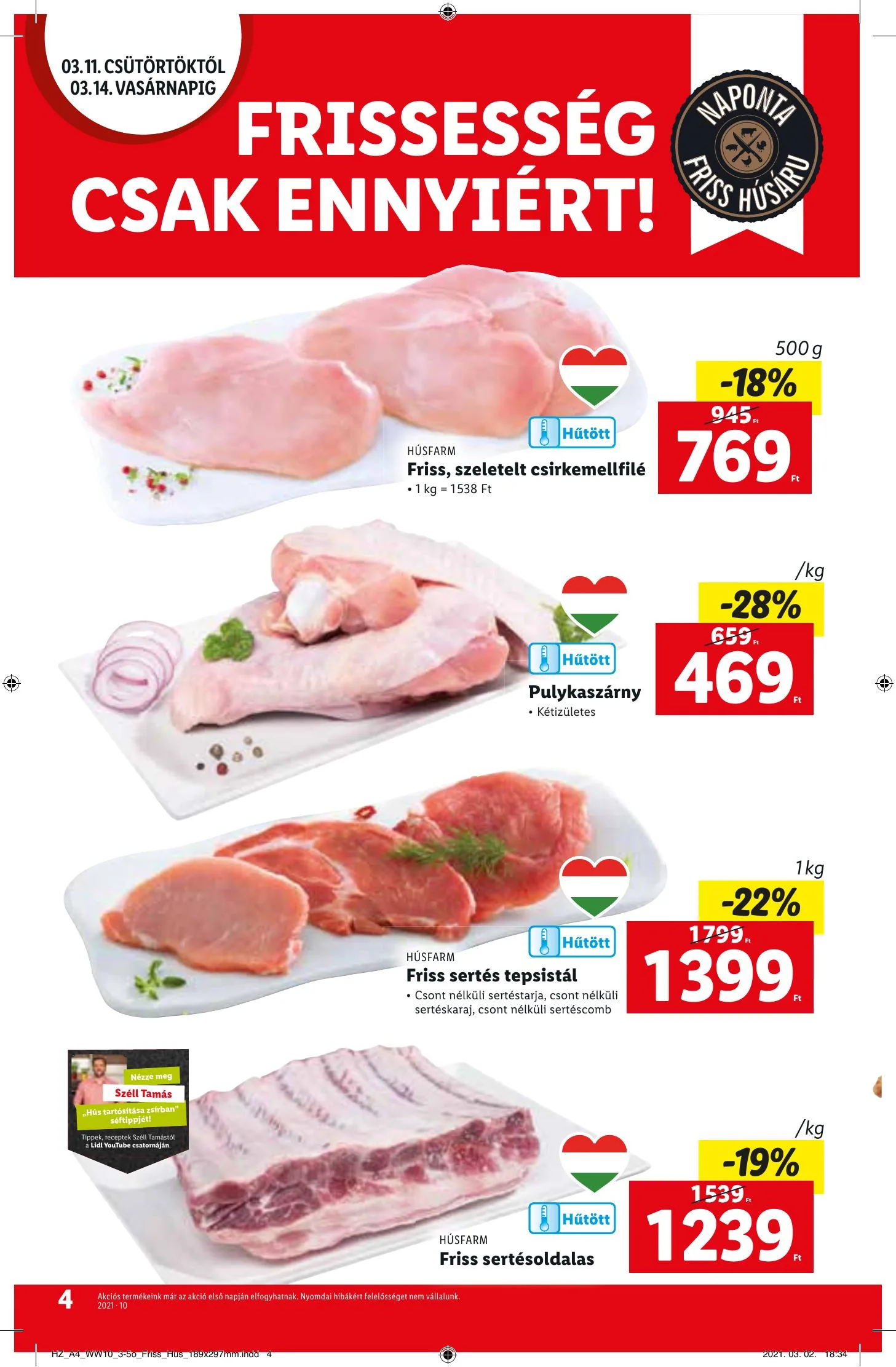 Lidl akciós újság 03.11–03.17 – 4. oldal