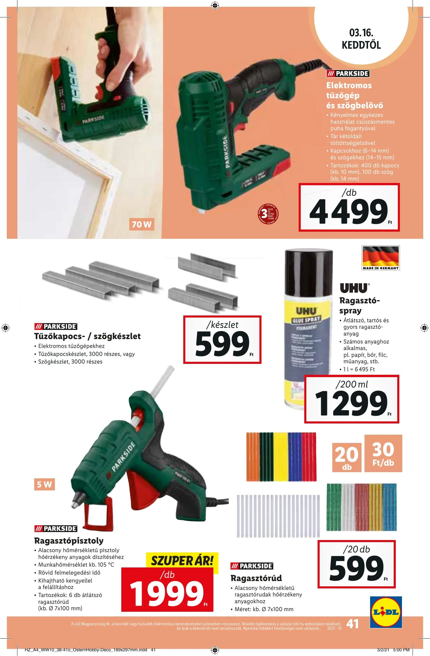 Lidl akciós újság 03.11–03.17 – 41. oldal