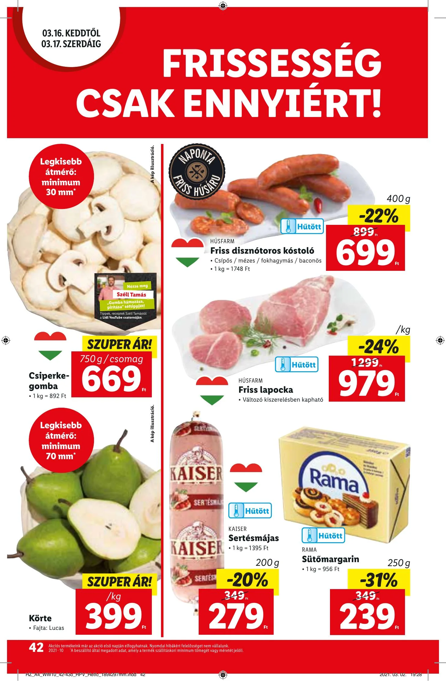 Lidl akciós újság 03.11–03.17 – 42. oldal