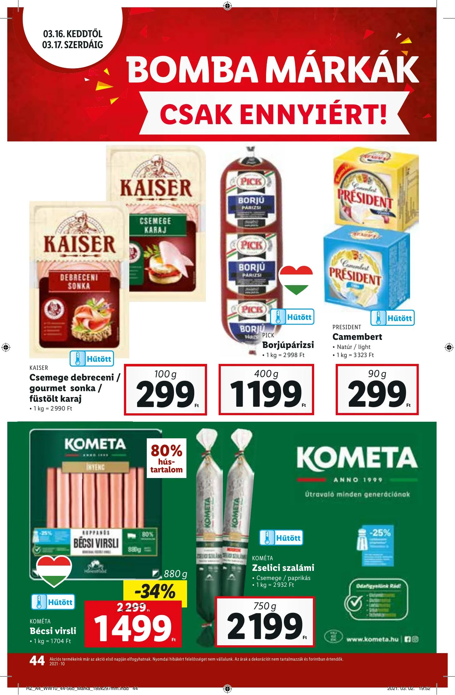 Lidl akciós újság 03.11–03.17 – 44. oldal