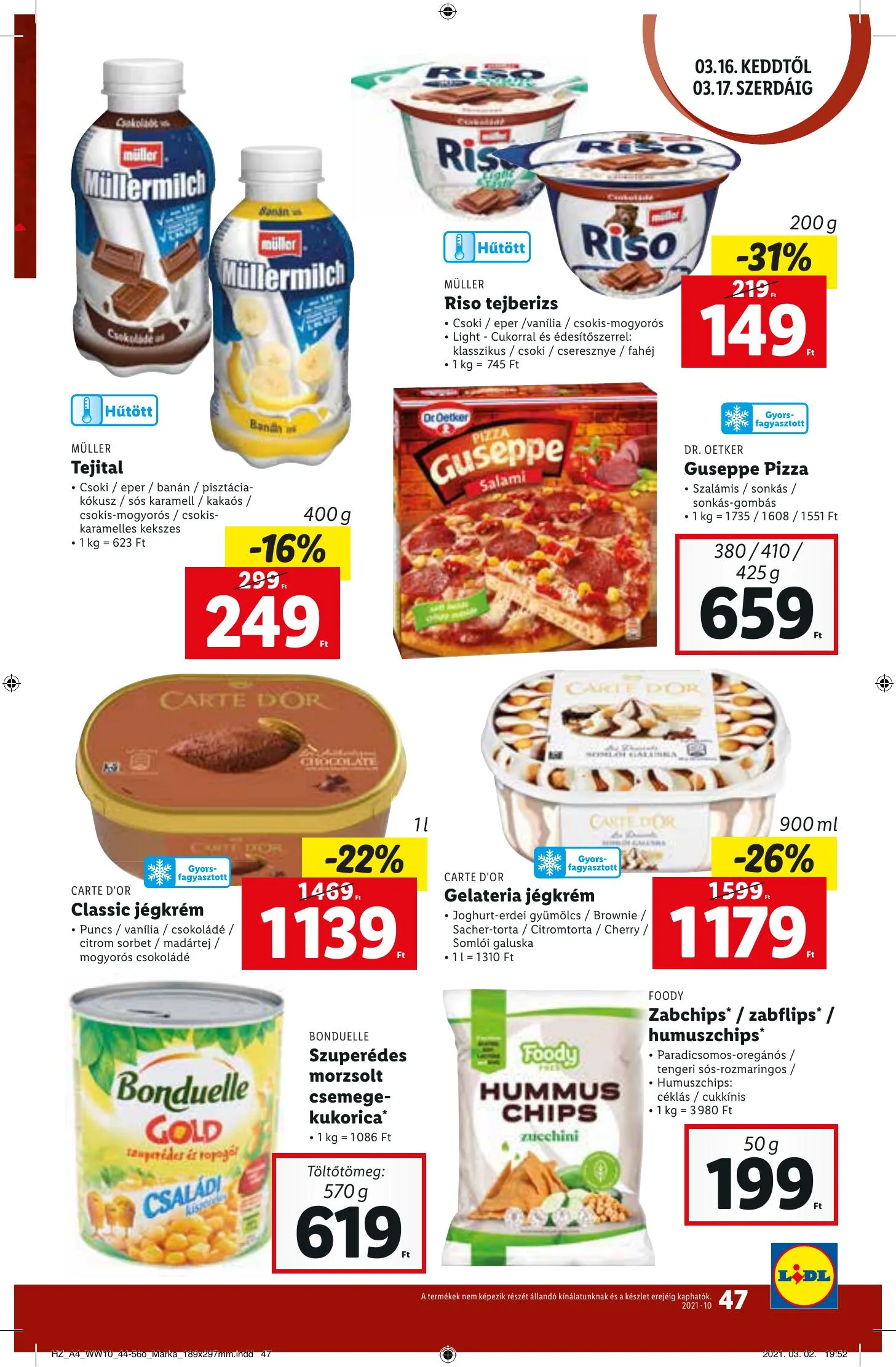 Lidl akciós újság 03.11–03.17 – 47. oldal