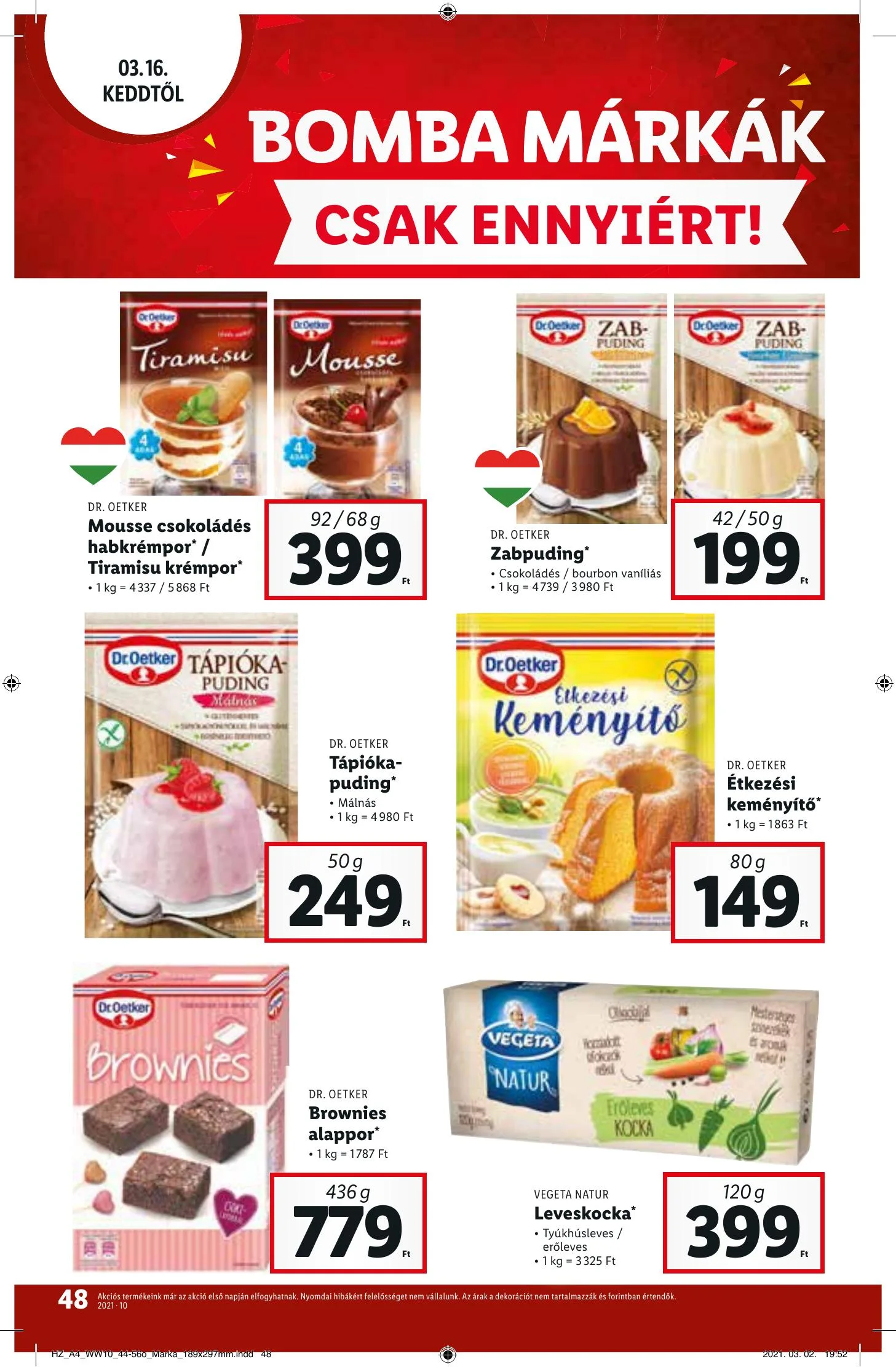 Lidl akciós újság 03.11–03.17 – 48. oldal
