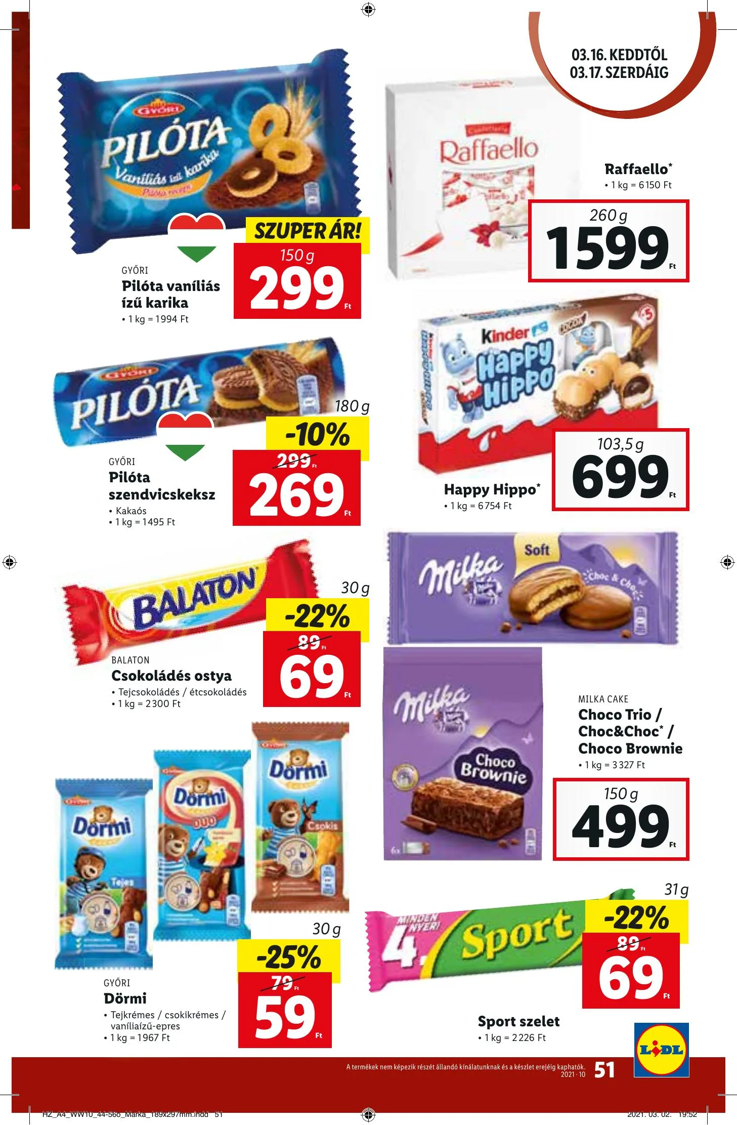 Lidl akciós újság 03.11–03.17 – 51. oldal
