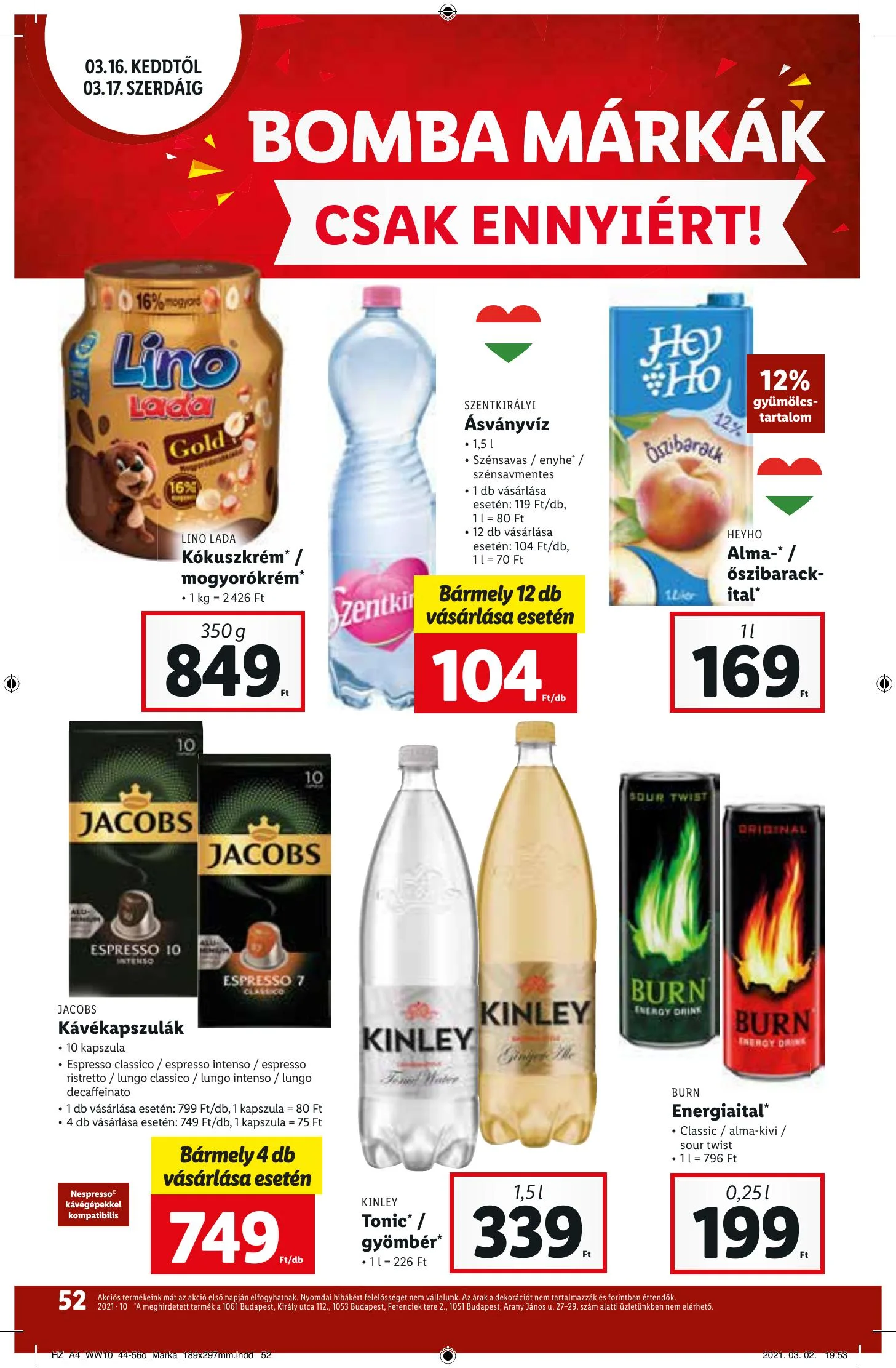 Lidl akciós újság 03.11–03.17 – 52. oldal