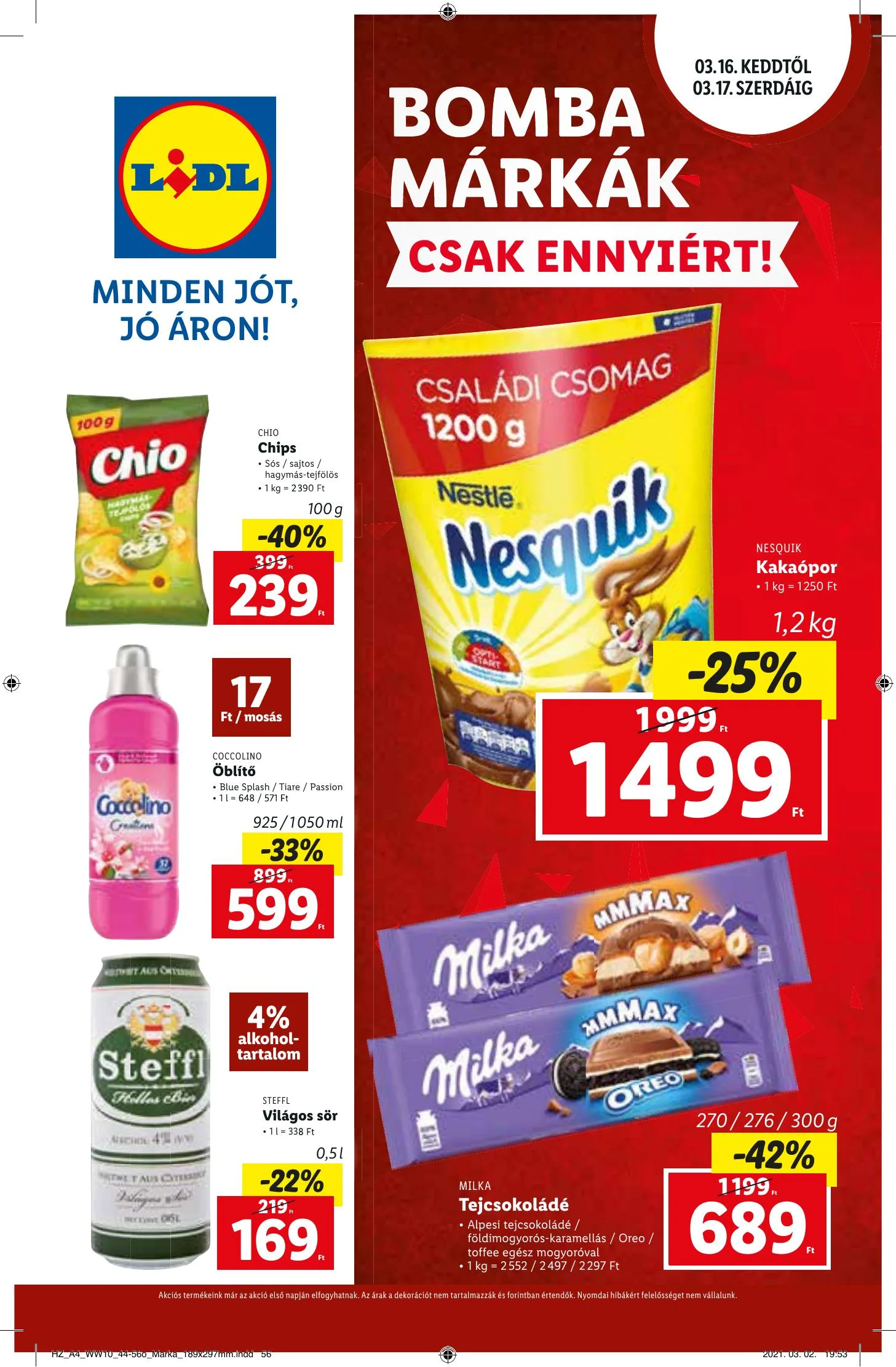 Lidl akciós újság 03.11–03.17 – 56. oldal