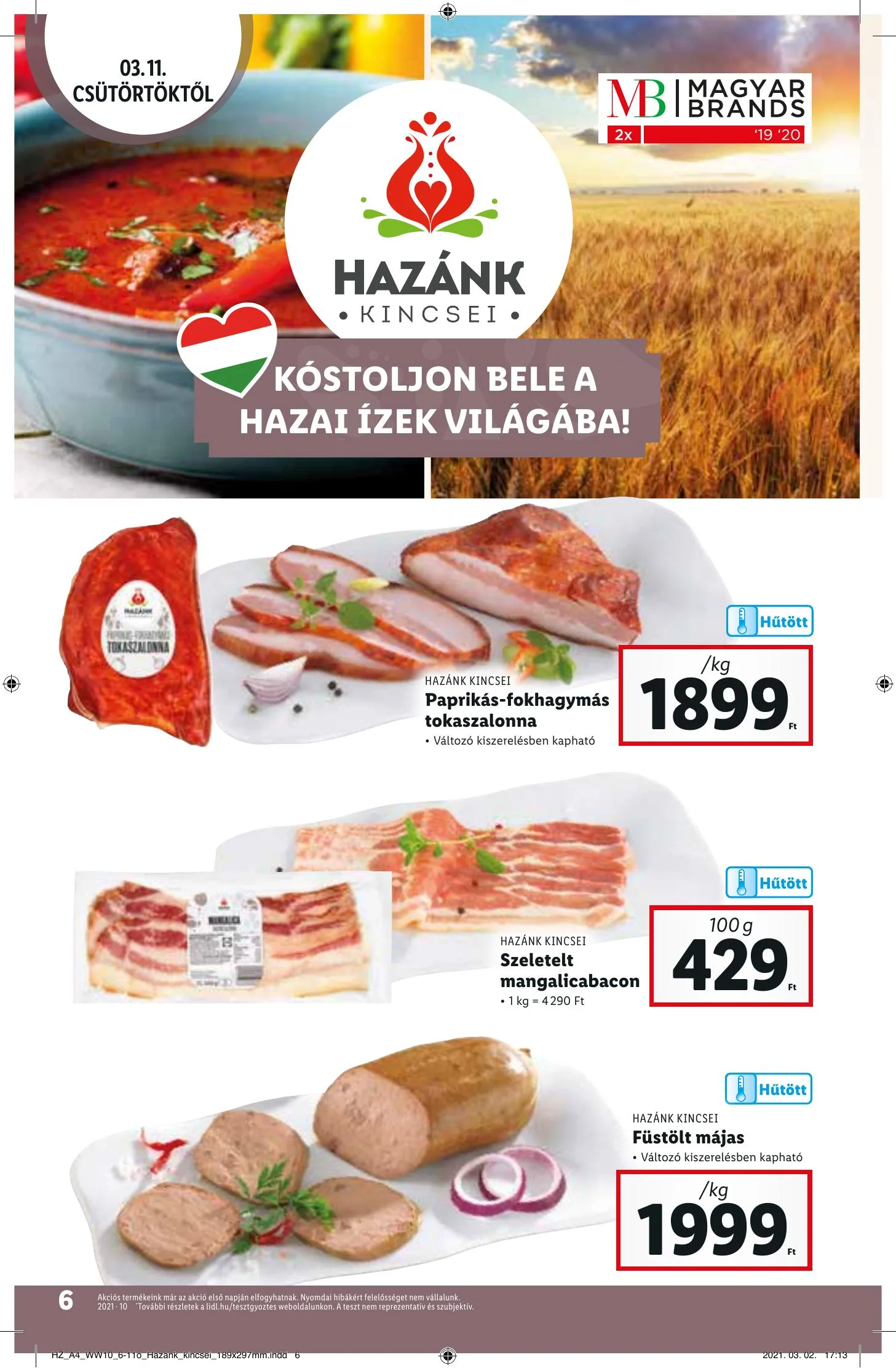 Lidl akciós újság 03.11–03.17 – 6. oldal