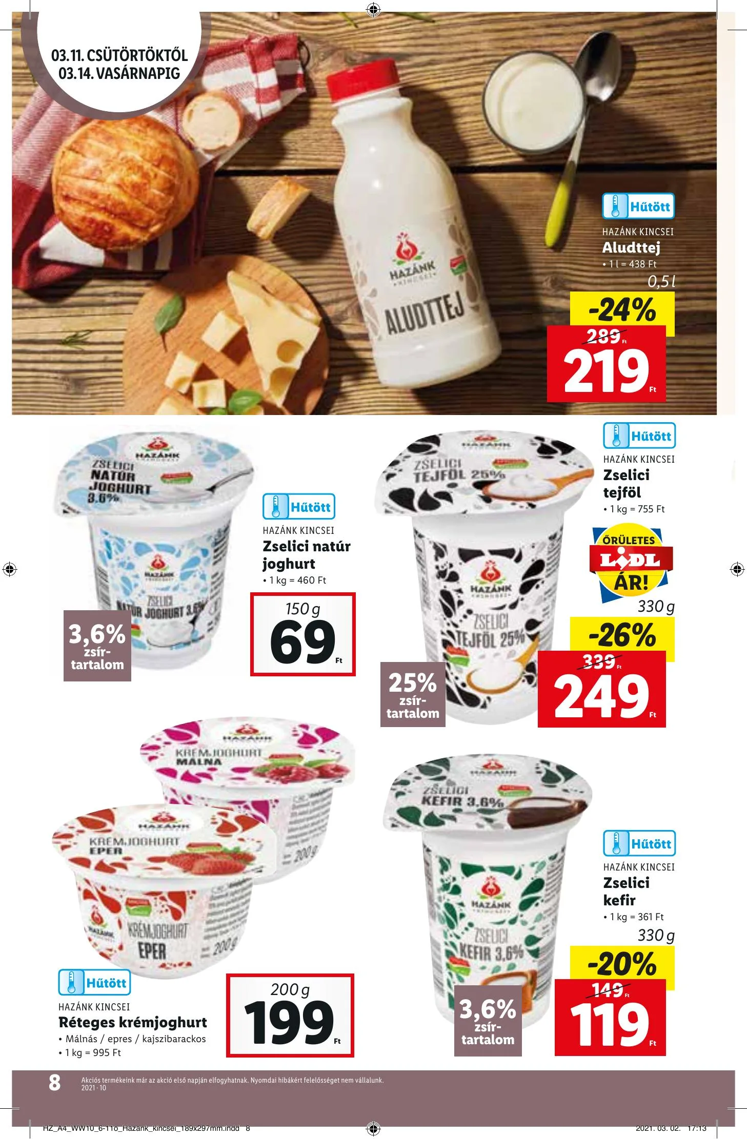 Lidl akciós újság 03.11–03.17 – 8. oldal