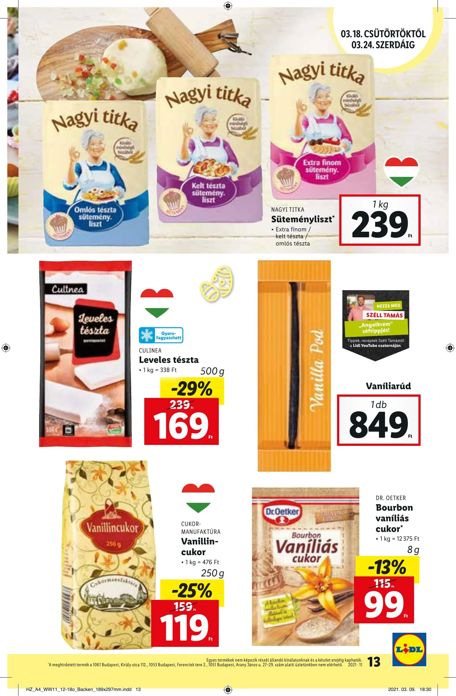 Lidl akciós újság 03.18–03.24 – 13. oldal