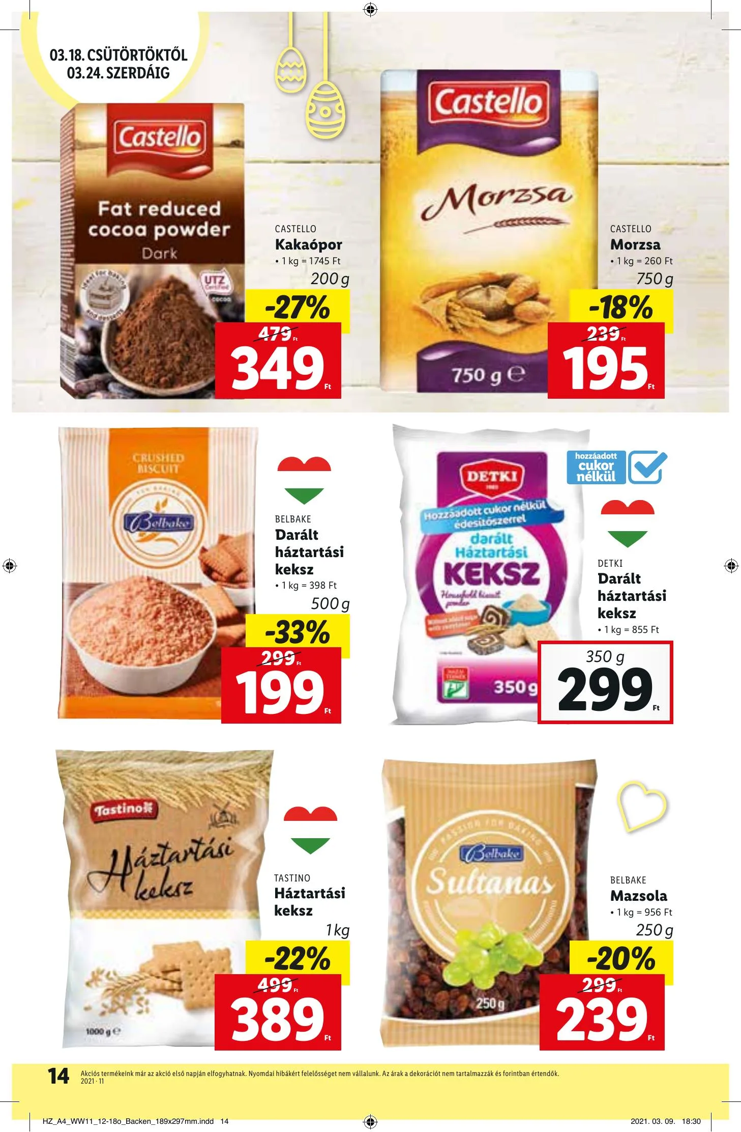 Lidl akciós újság 03.18–03.24 – 14. oldal