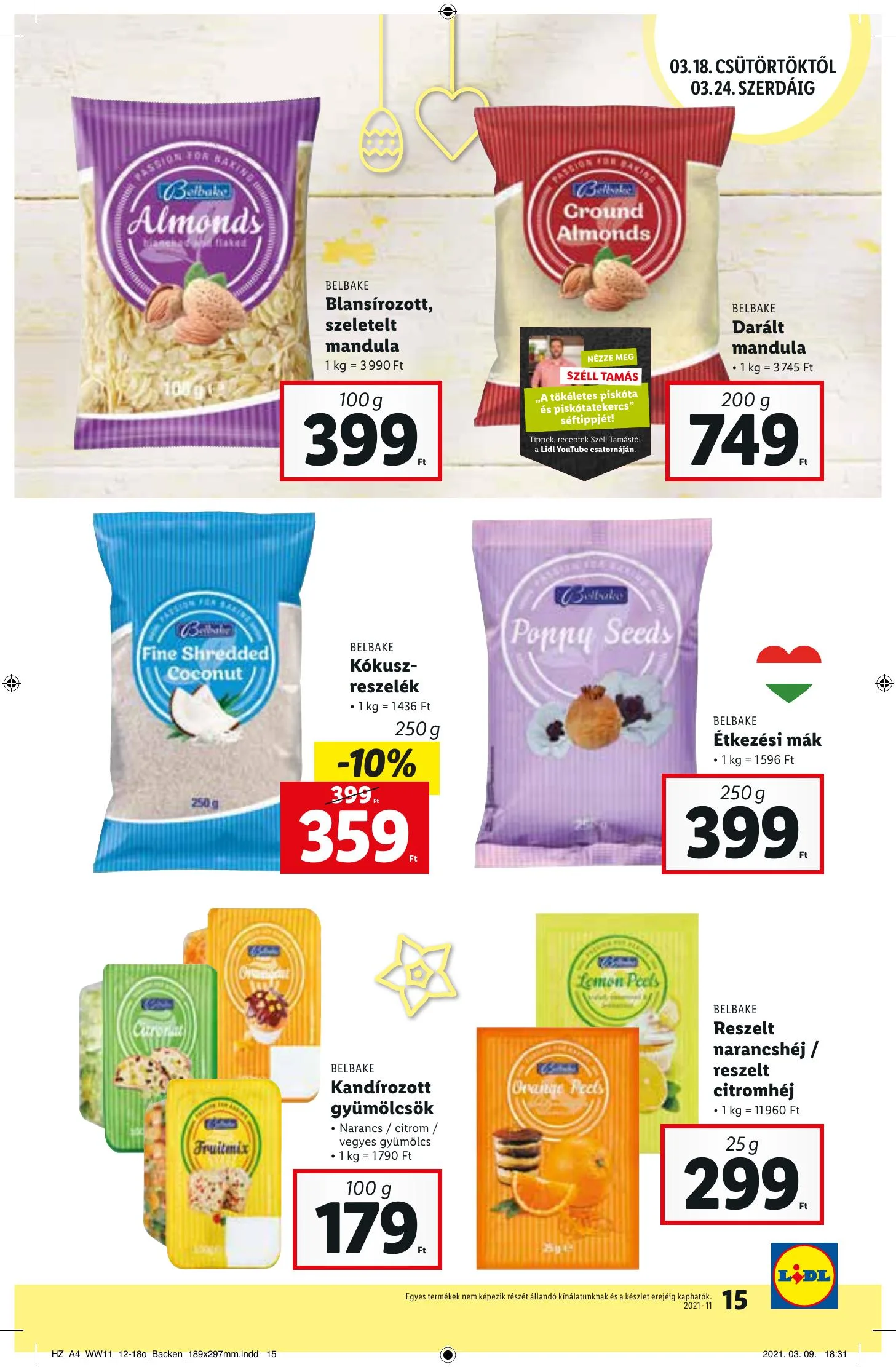 Lidl akciós újság 03.18–03.24 – 15. oldal