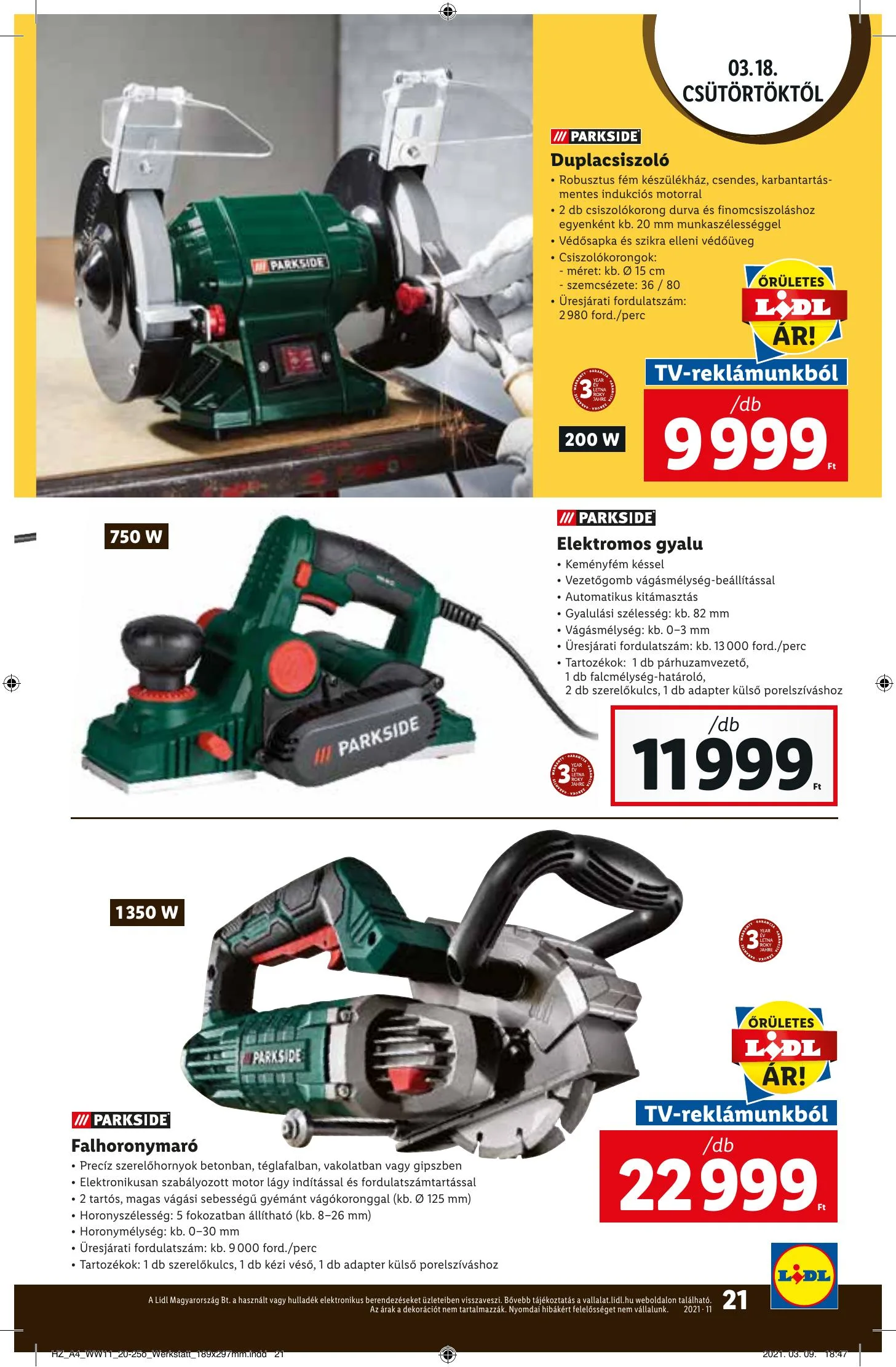 Lidl akciós újság 03.18–03.24 – 21. oldal