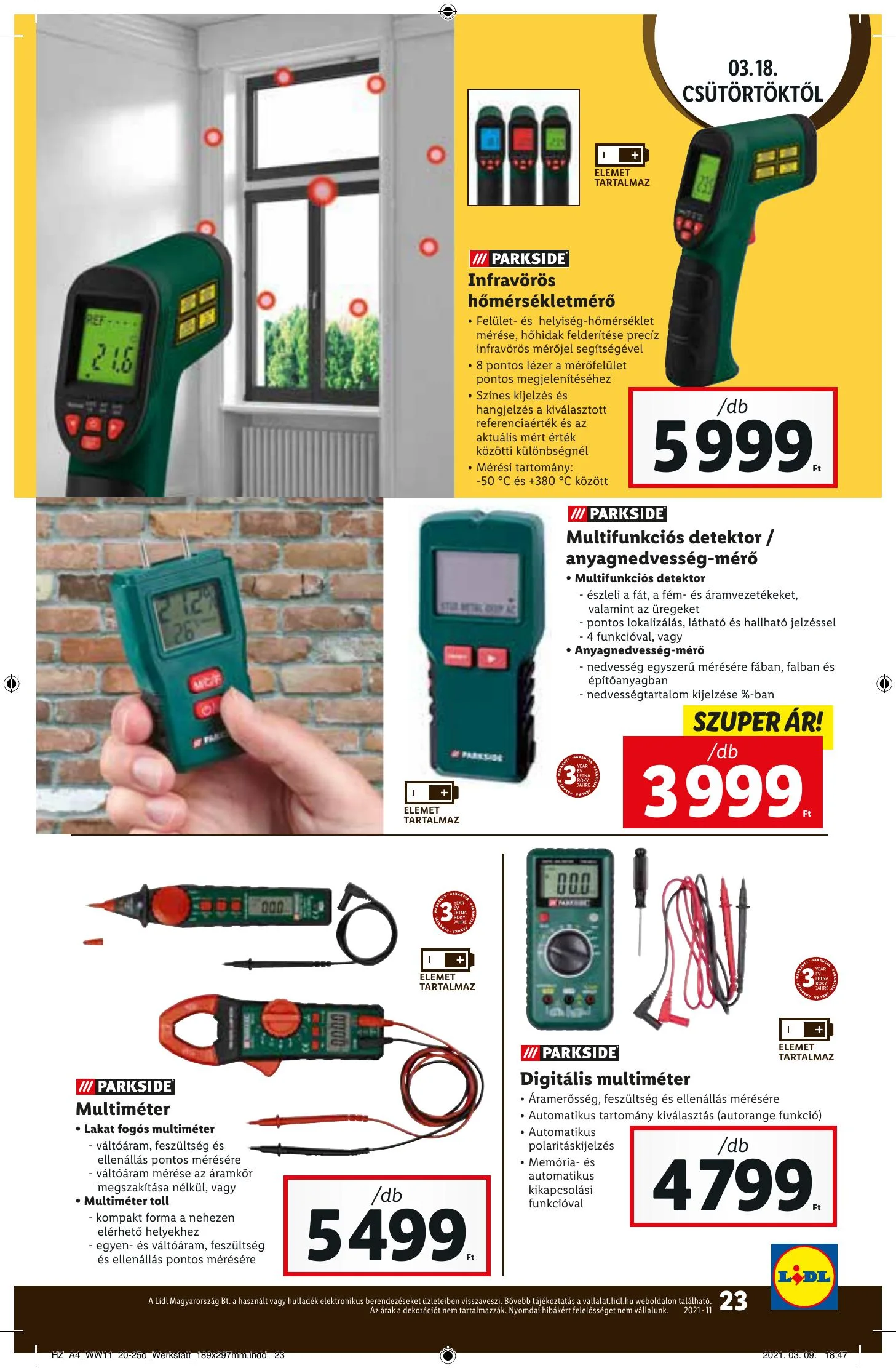 Lidl akciós újság 03.18–03.24 – 23. oldal