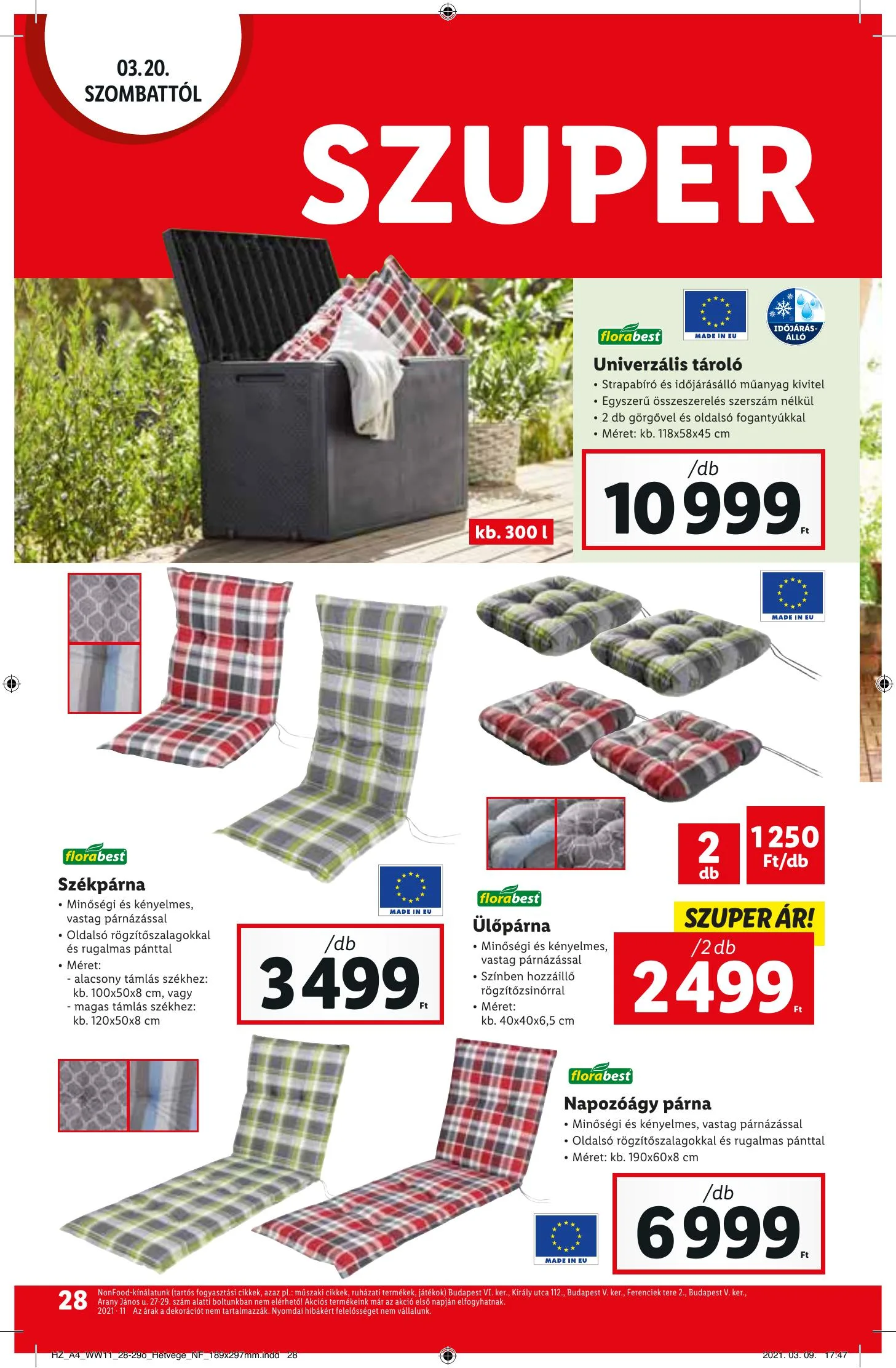 Lidl akciós újság 03.18–03.24 – 28. oldal