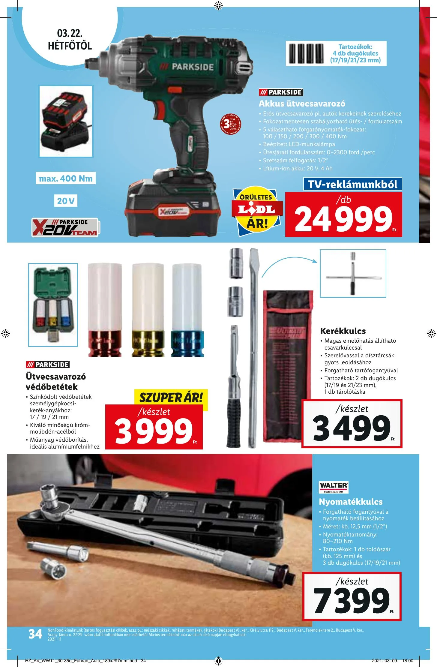 Lidl akciós újság 03.18–03.24 – 34. oldal