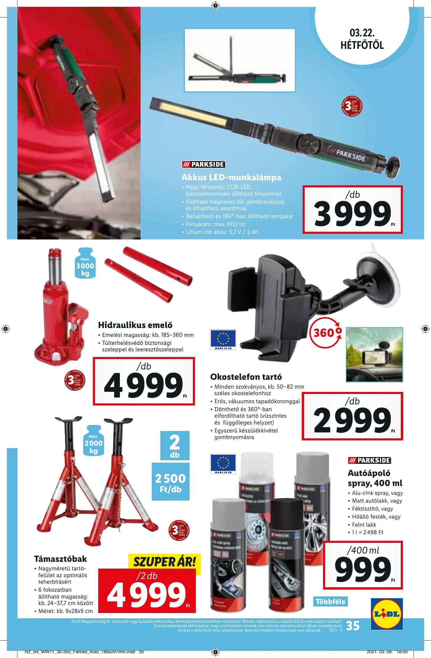 Lidl akciós újság 03.18–03.24 – 35. oldal